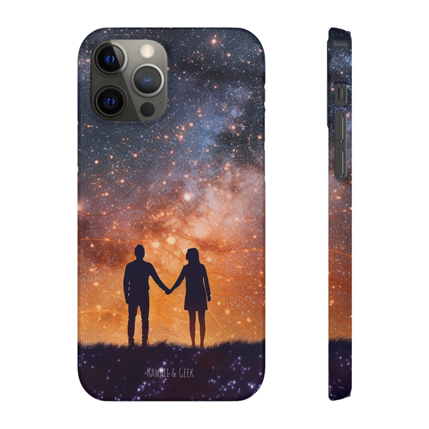 Starry Night Lovers Phone Case - Embrace the Beauty of the Night Sky