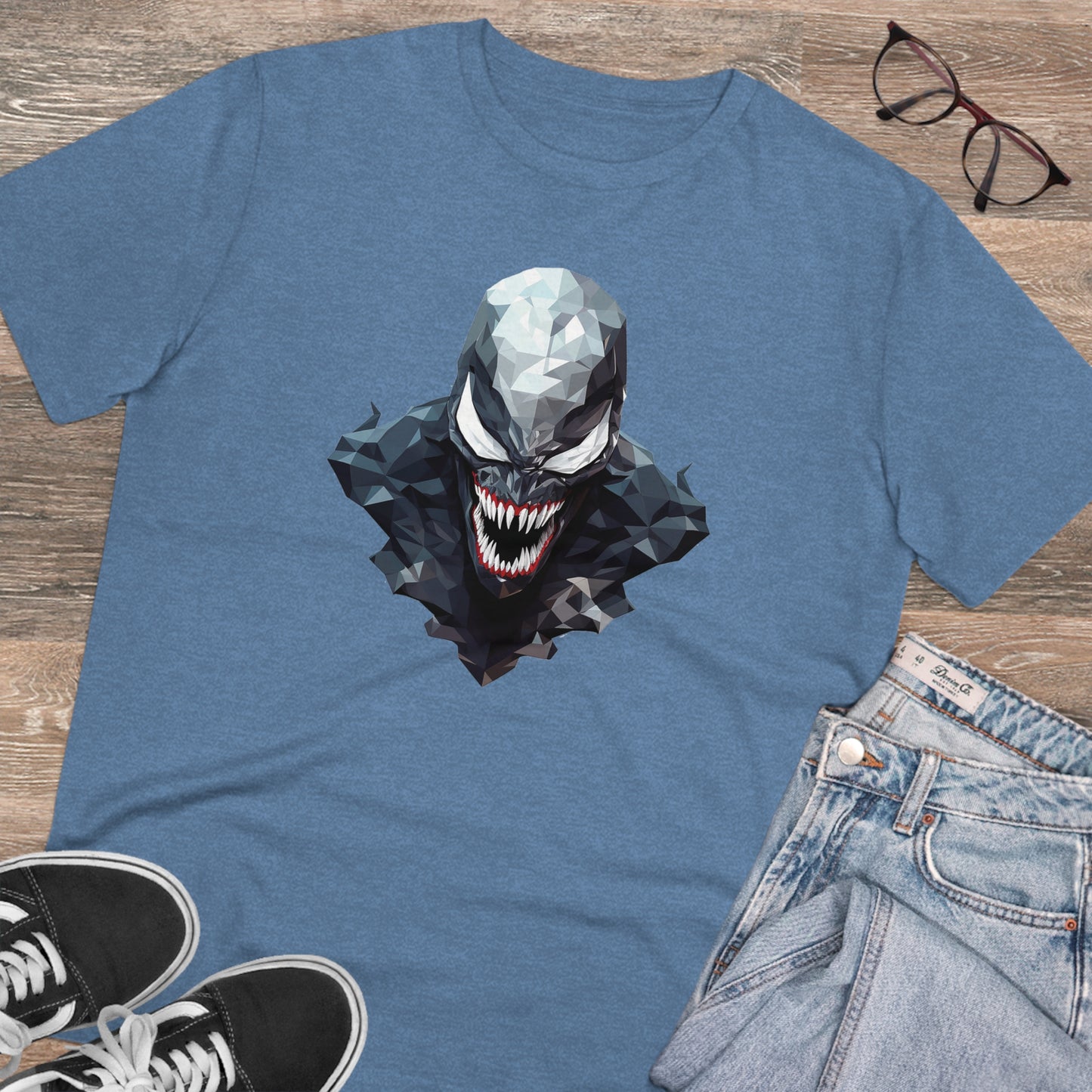 Venom Polygonal T-Shirt - Unleash the Symbiote Power