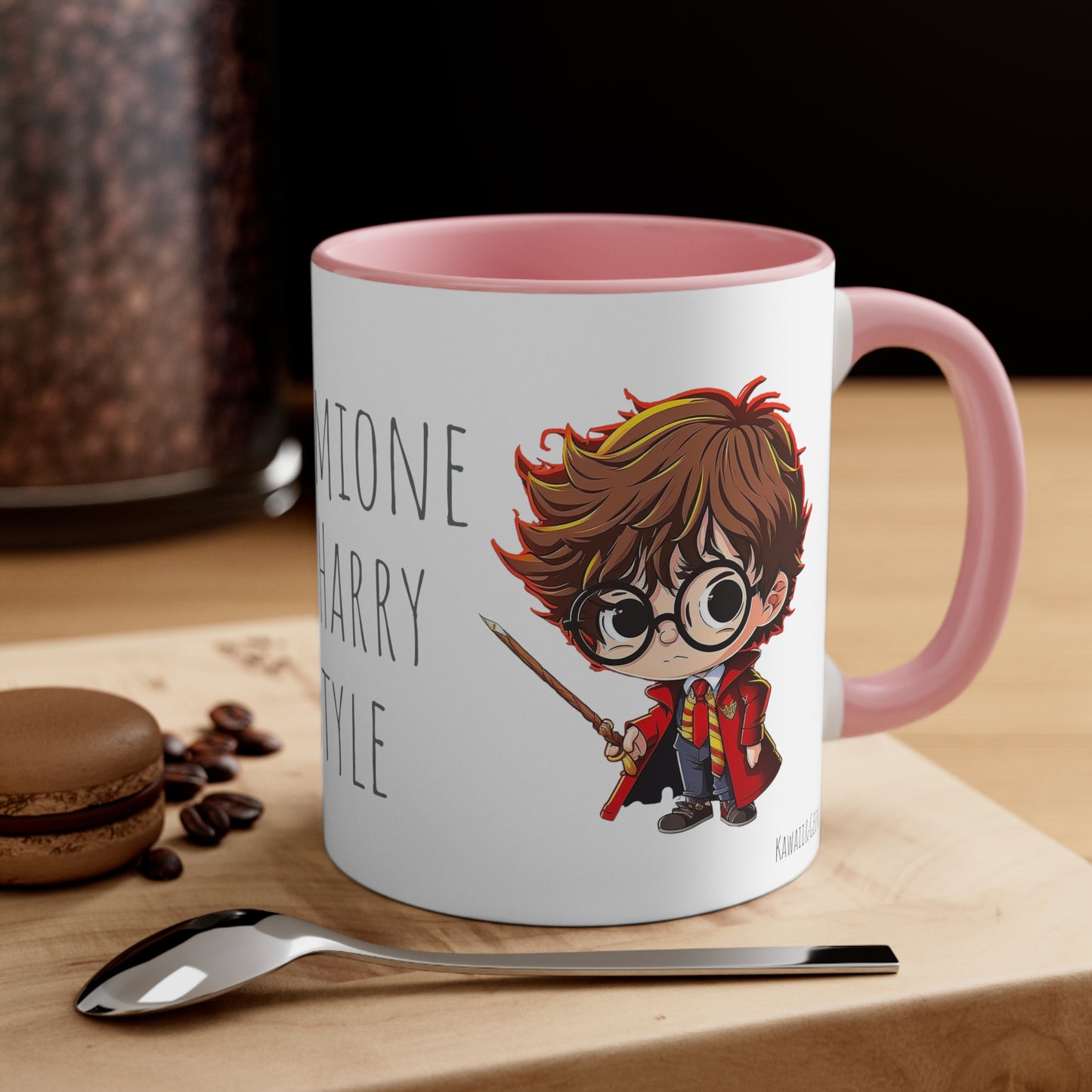 Kawaii Harry Potter & Hermione Bicolor 11oz Mug