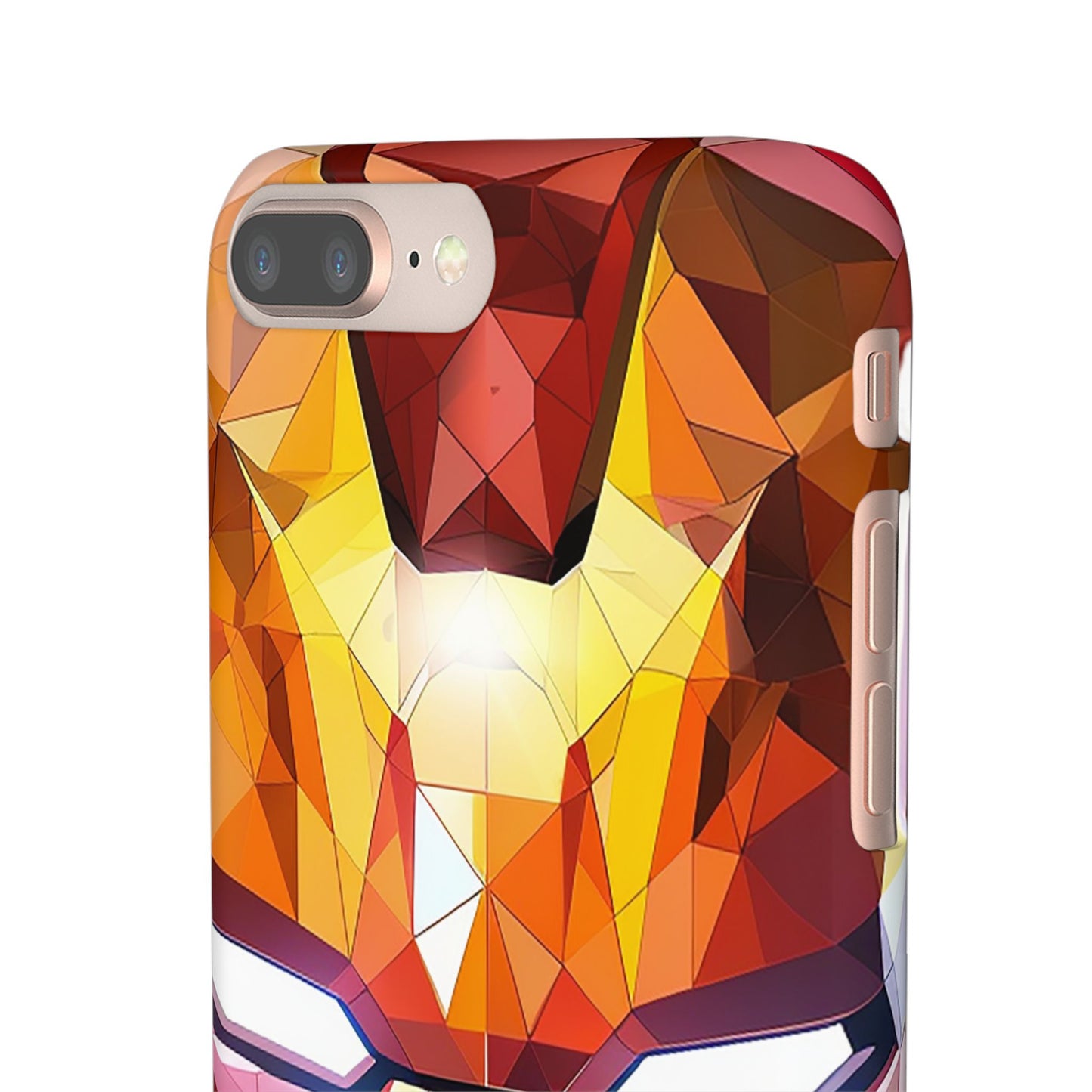Phone Case - Iron Man helmet polygonal style