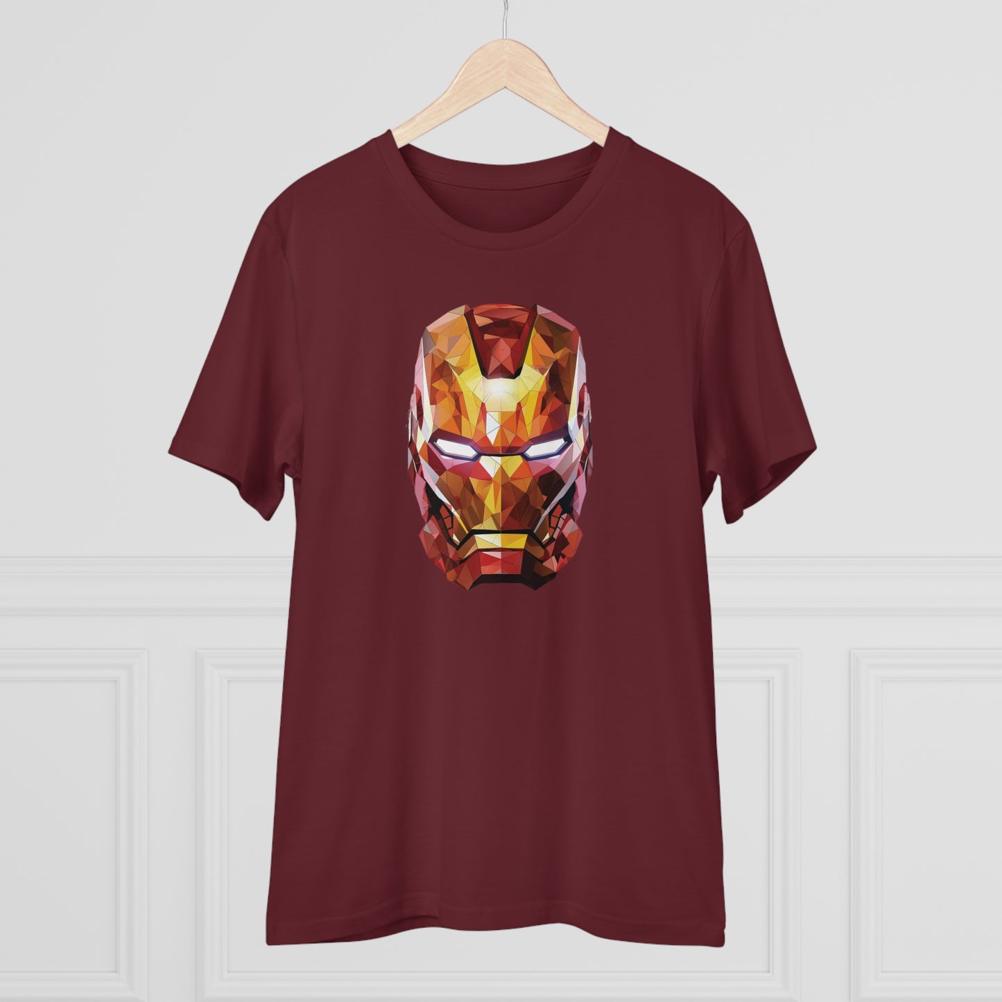 Iron Man Polygonal T-Shirt - Unleash Superhero Style