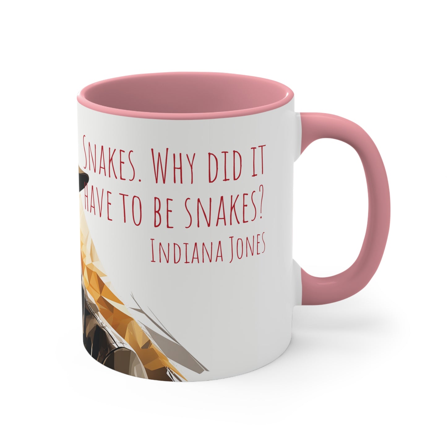 Indiana Jones Mug - Embrace the Adventure: Snakes. Why Did It Have to Be Snakes?