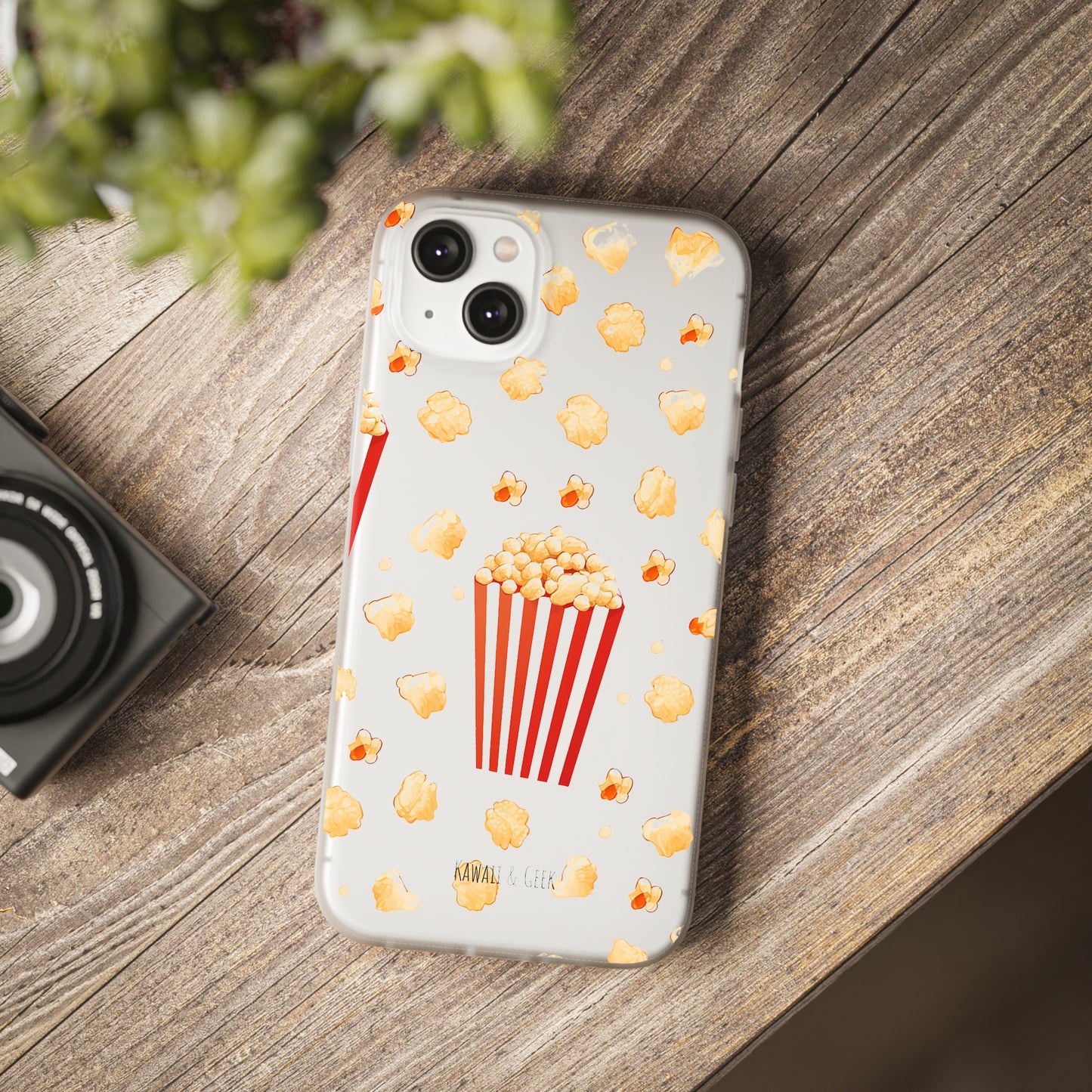 Popcorn Transparent Flexi Phone Case