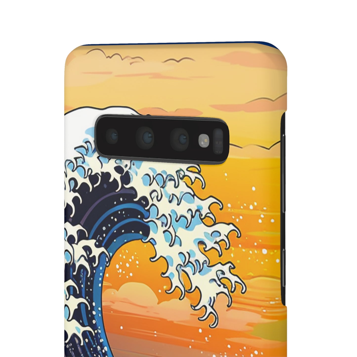 Sunset Big Wave Phone Case - Embrace the Majestic Hokusai Style in Your Hands