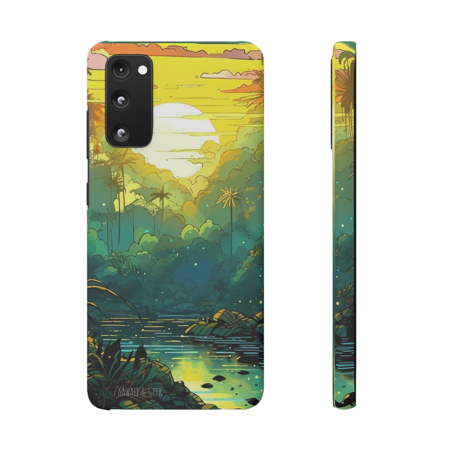 Rainforest at Sunset Phone Case - Capture the Serenity of Nature on Your Device