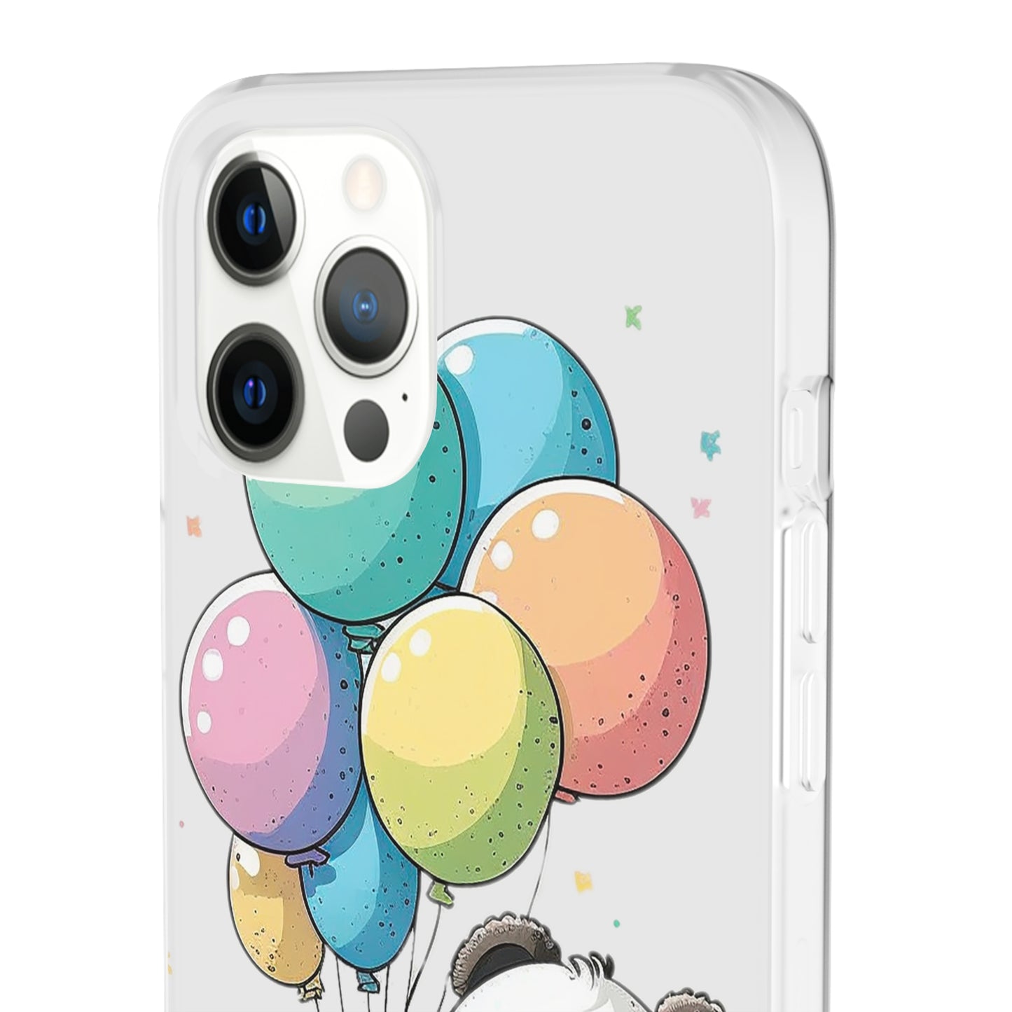 Cute Panda with Balloons flexi Smartphone Case - Add Some Adorable and Protective Style to Your Device