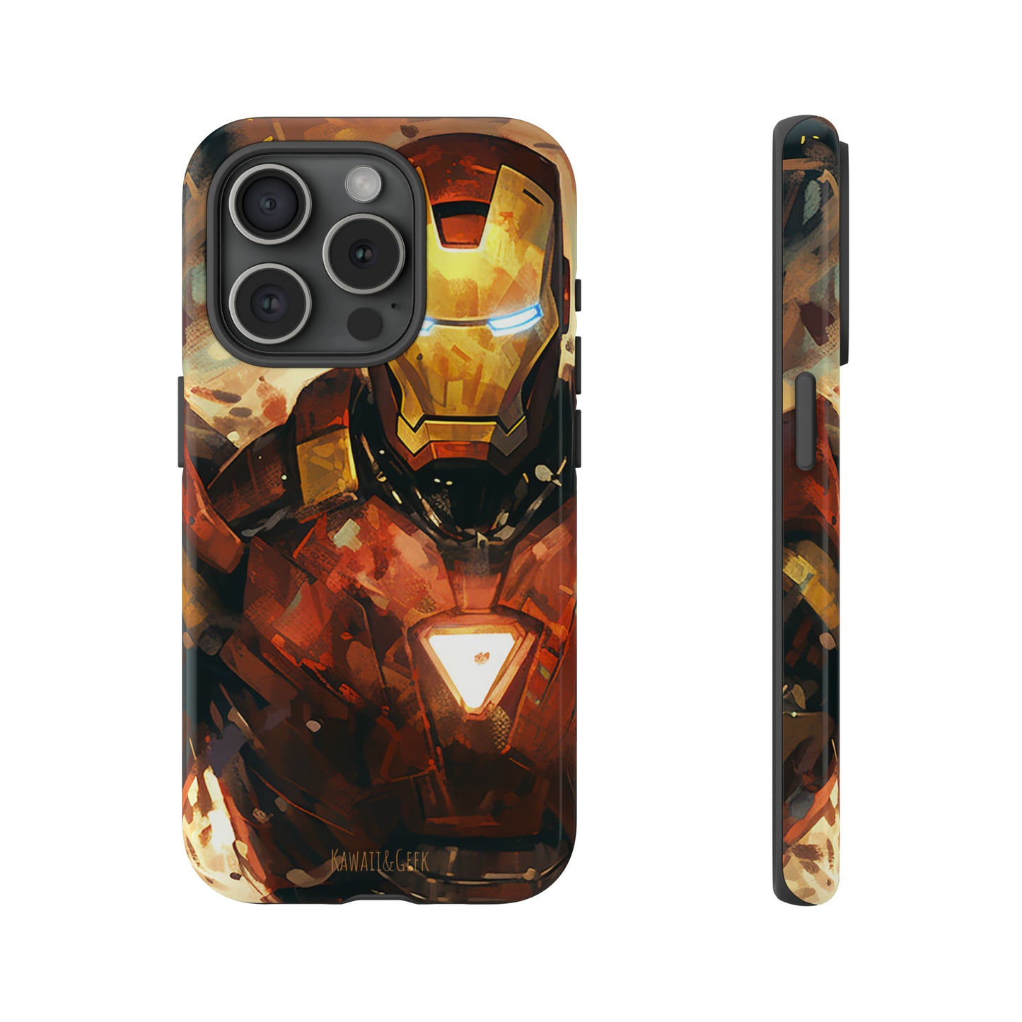 Iron Man Painting Tough Phone Case - Add Some Bold and Unique Style to Your Tech