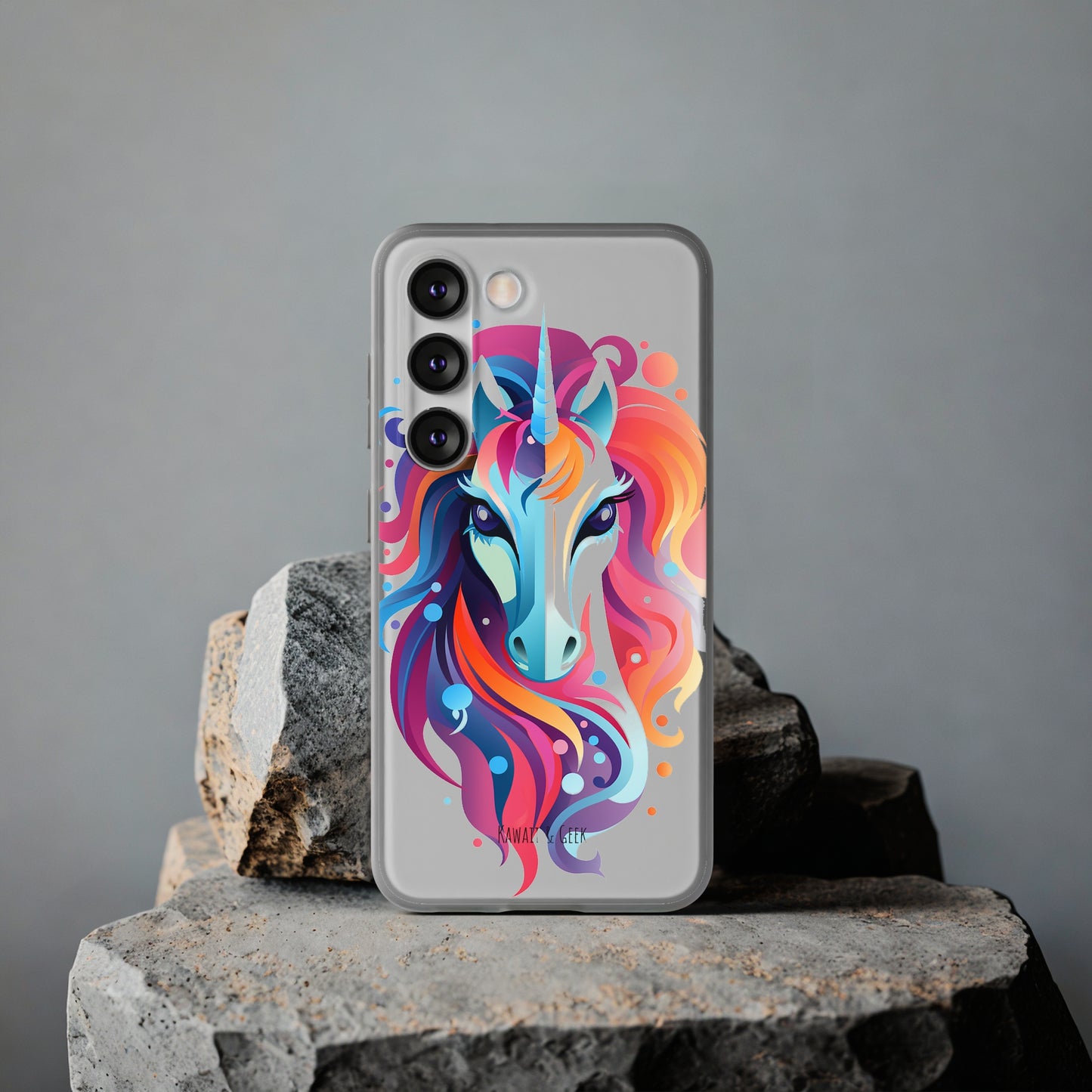 Ink Unicorn Flexi Transparent Phone Case