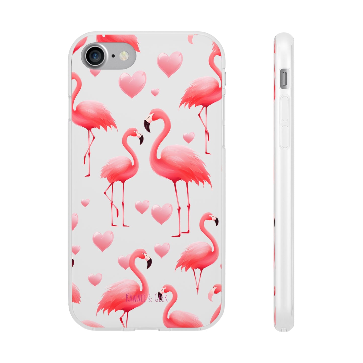 Pink Flamingo Elegance Flexi Phone case