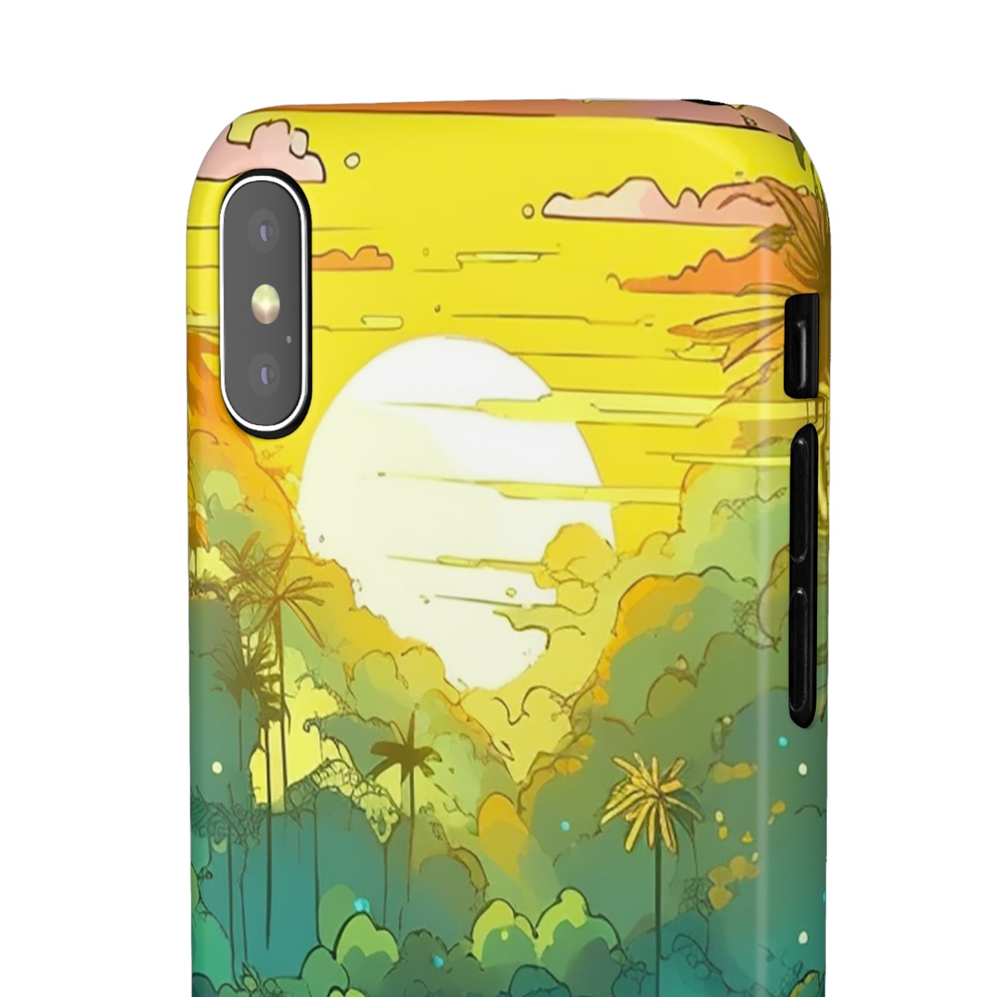 Rainforest at Sunset Phone Case - Capture the Serenity of Nature on Your Device