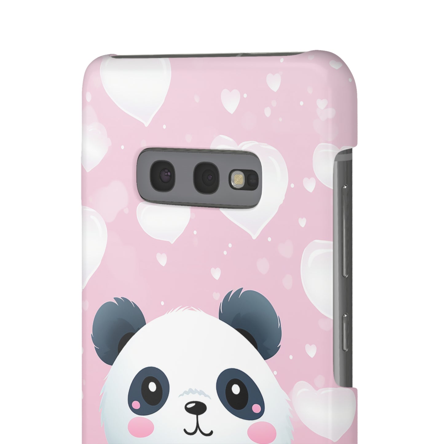 Cute Panda & Hearts Premium Phone Case