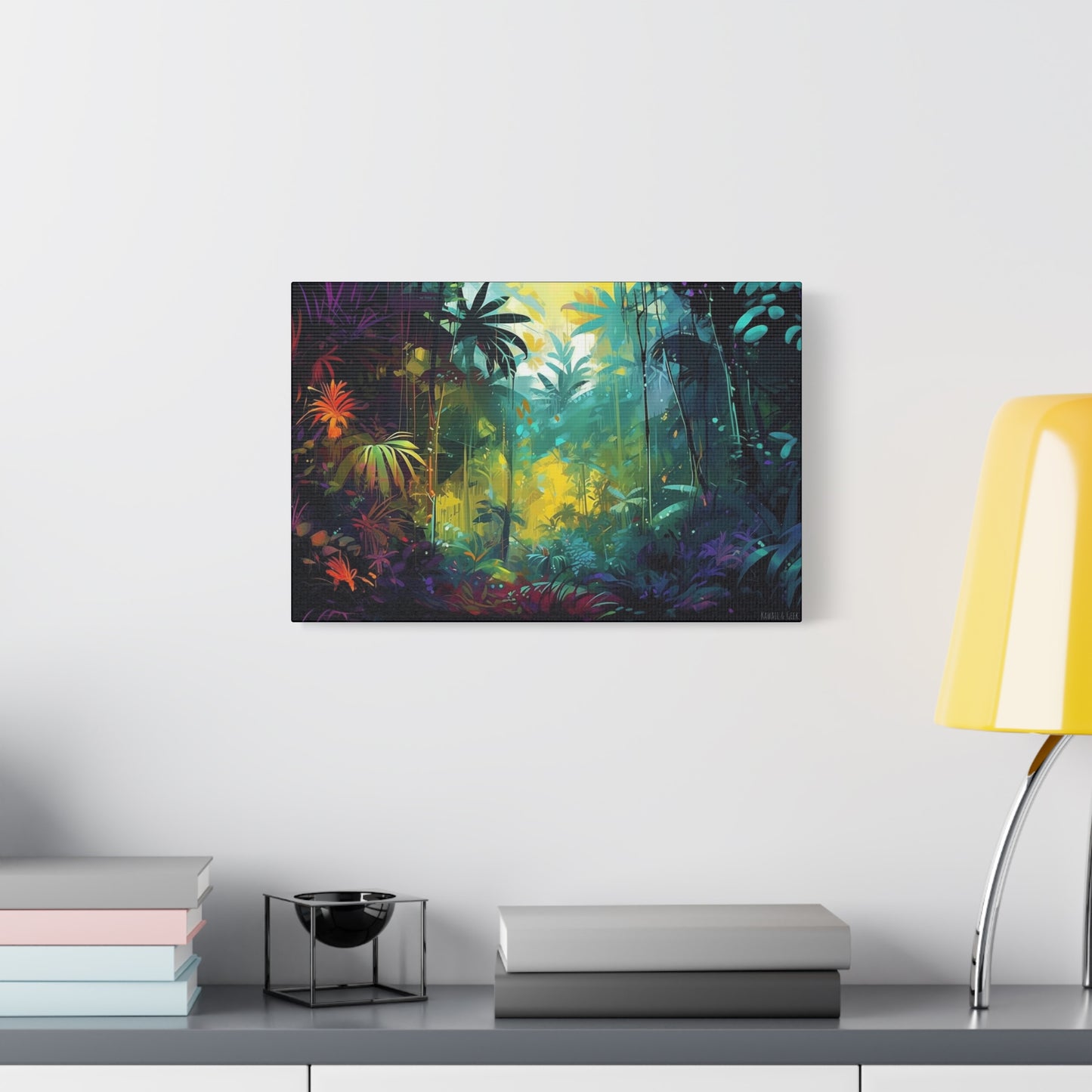 Magical Tropical Forest Canvas - Immerse Yourself in Nature's Enchanting Beauty