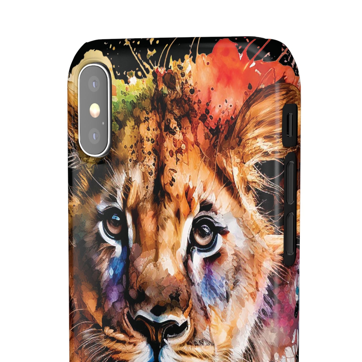 Phone Case Watercolor Lion Cub