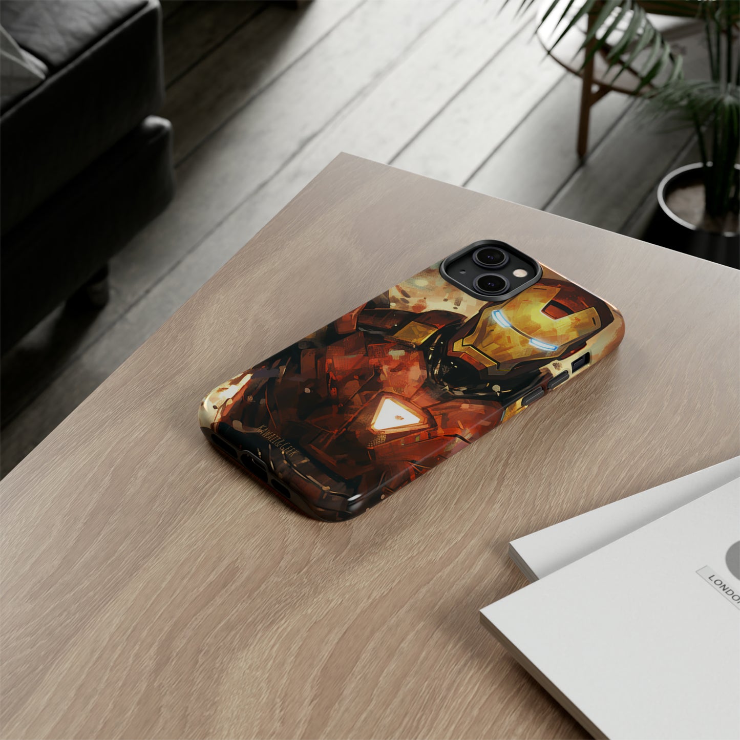 Iron Man Painting Tough Phone Case - Add Some Bold and Unique Style to Your Tech