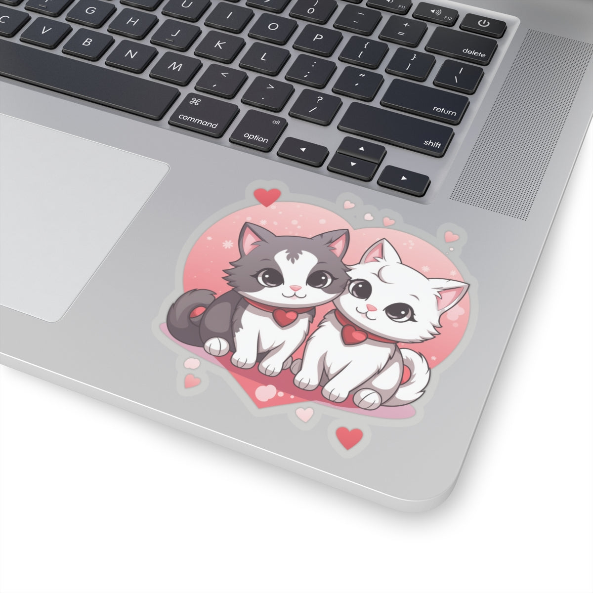 Valentine's Day Cute Cats Couple Sticker