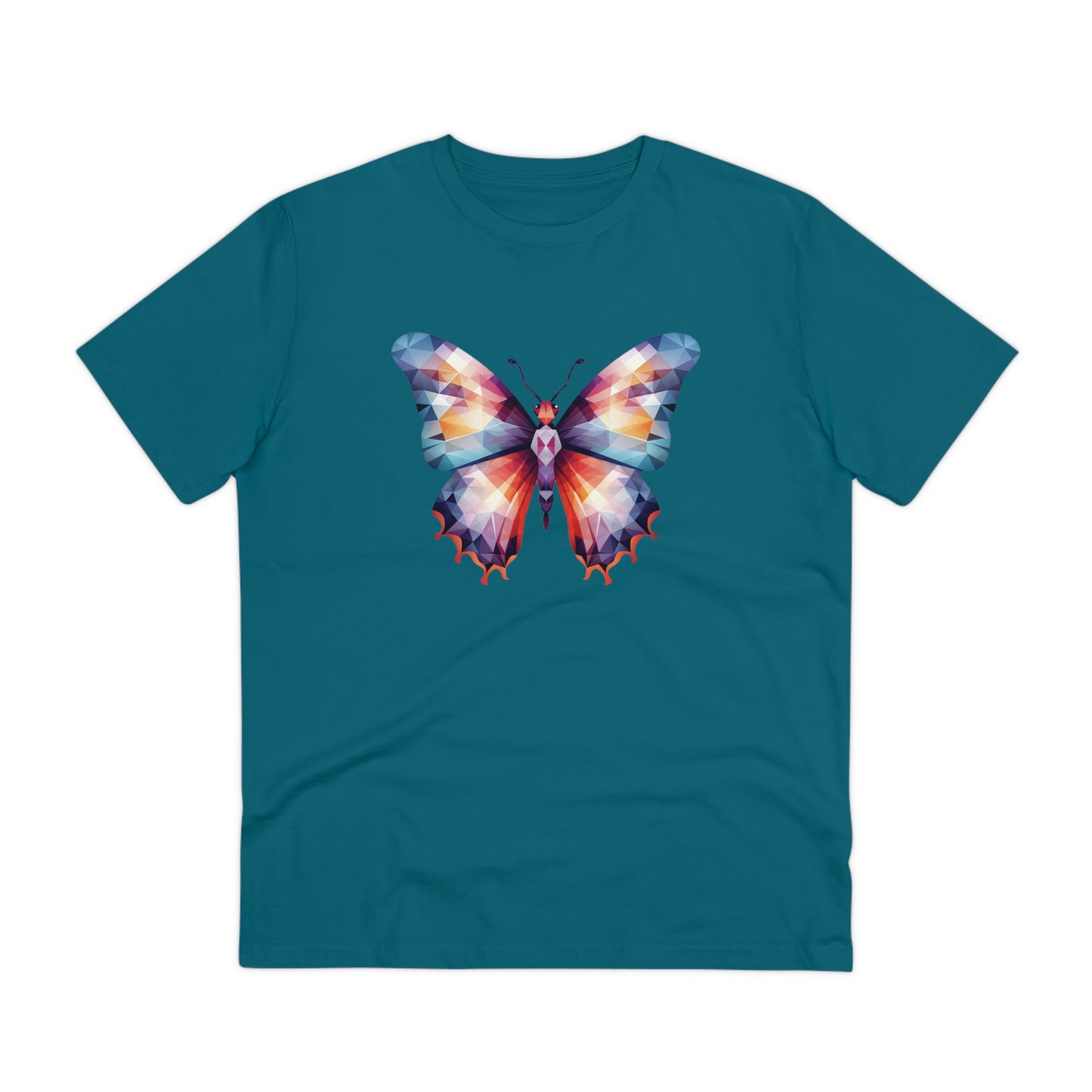 Butterfly Polygonal T-Shirt - Embrace Vibrant Transformation