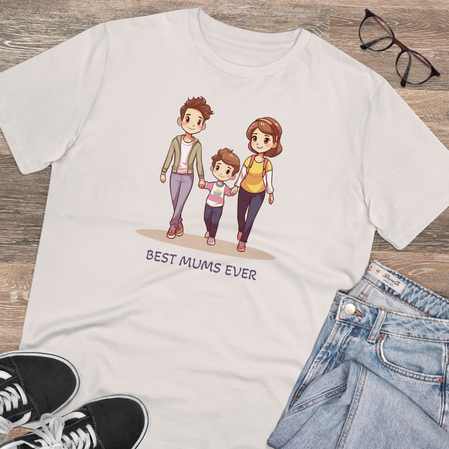 Best Mums Ever LGBT Couple T-Shirt - Celebrate Mother's Day with Love and Inclusivity