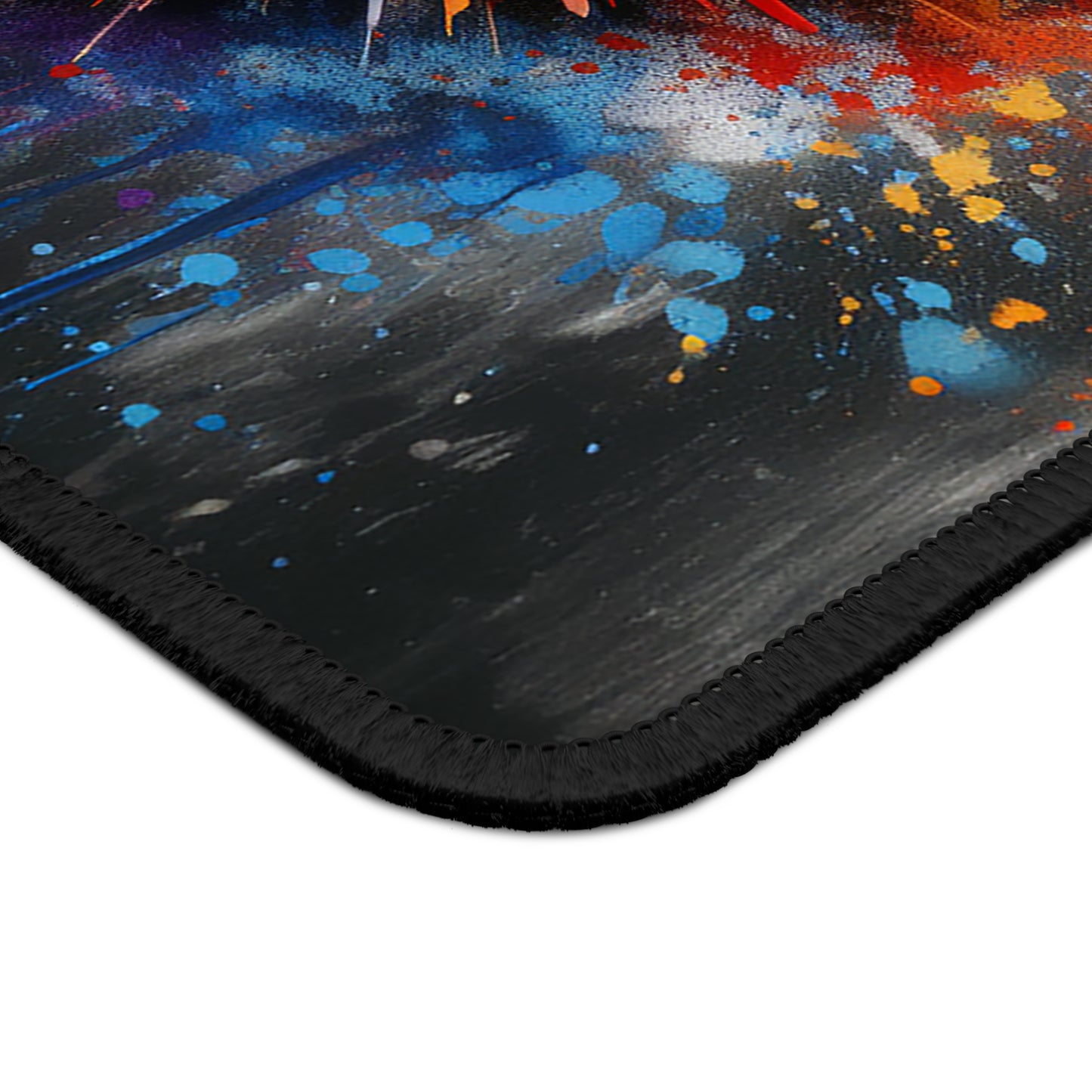 Explosive Colorful Heart Gaming Mouse Pad