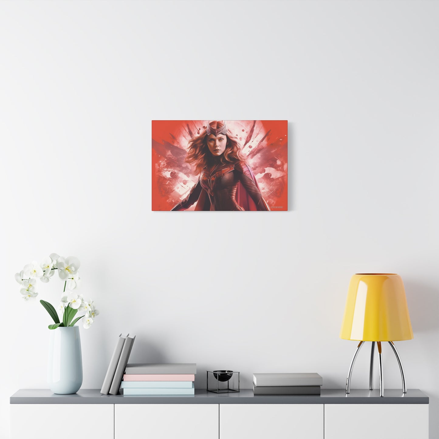 Wanda Maximoff Canvas - Embrace the Power and Artistry of the Scarlet Witch - Avengers