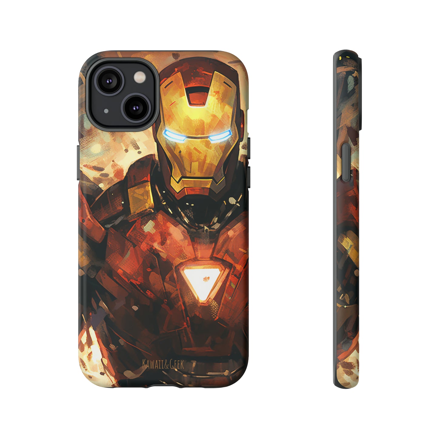 Iron Man Painting Tough Phone Case - Add Some Bold and Unique Style to Your Tech