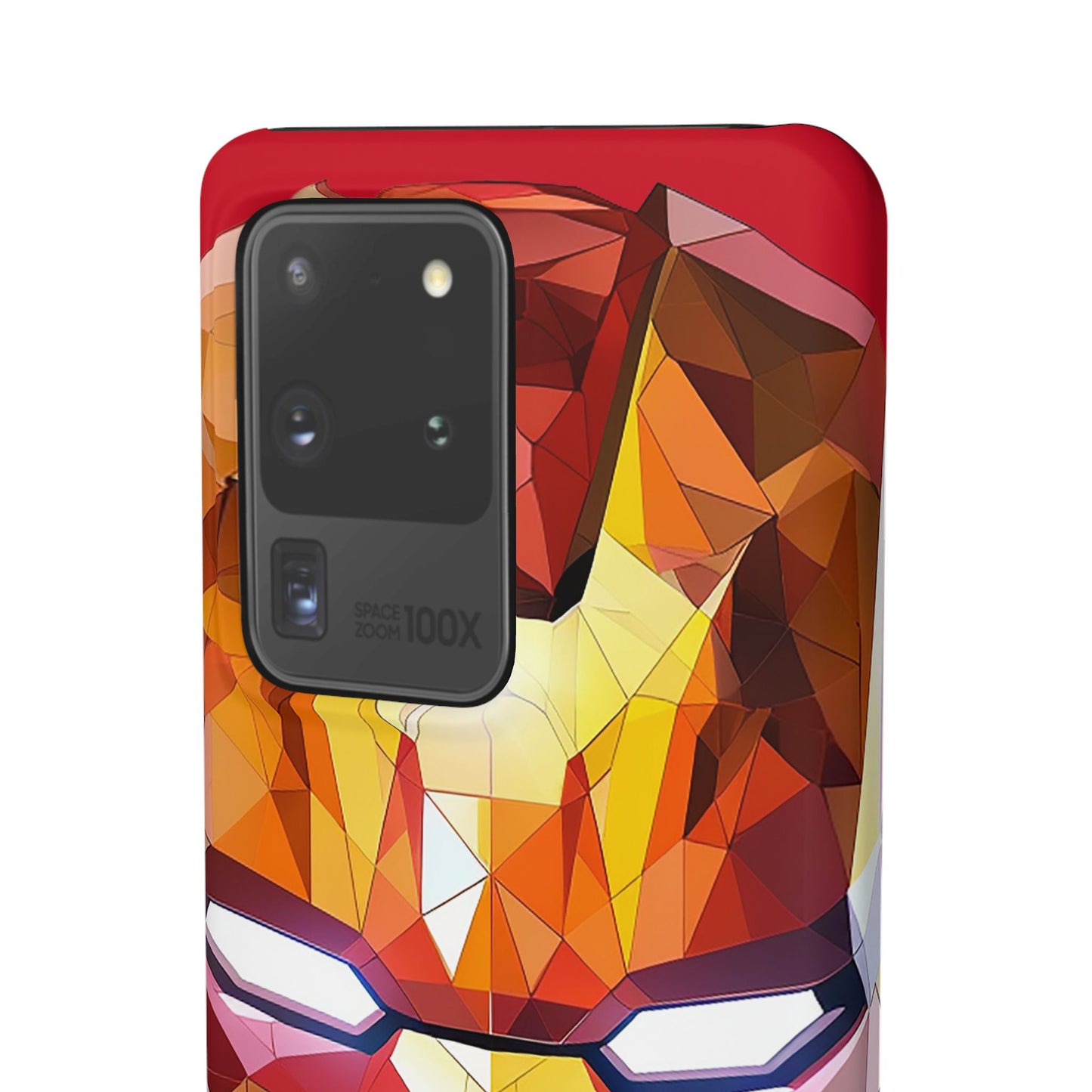 Phone Case - Iron Man helmet polygonal style