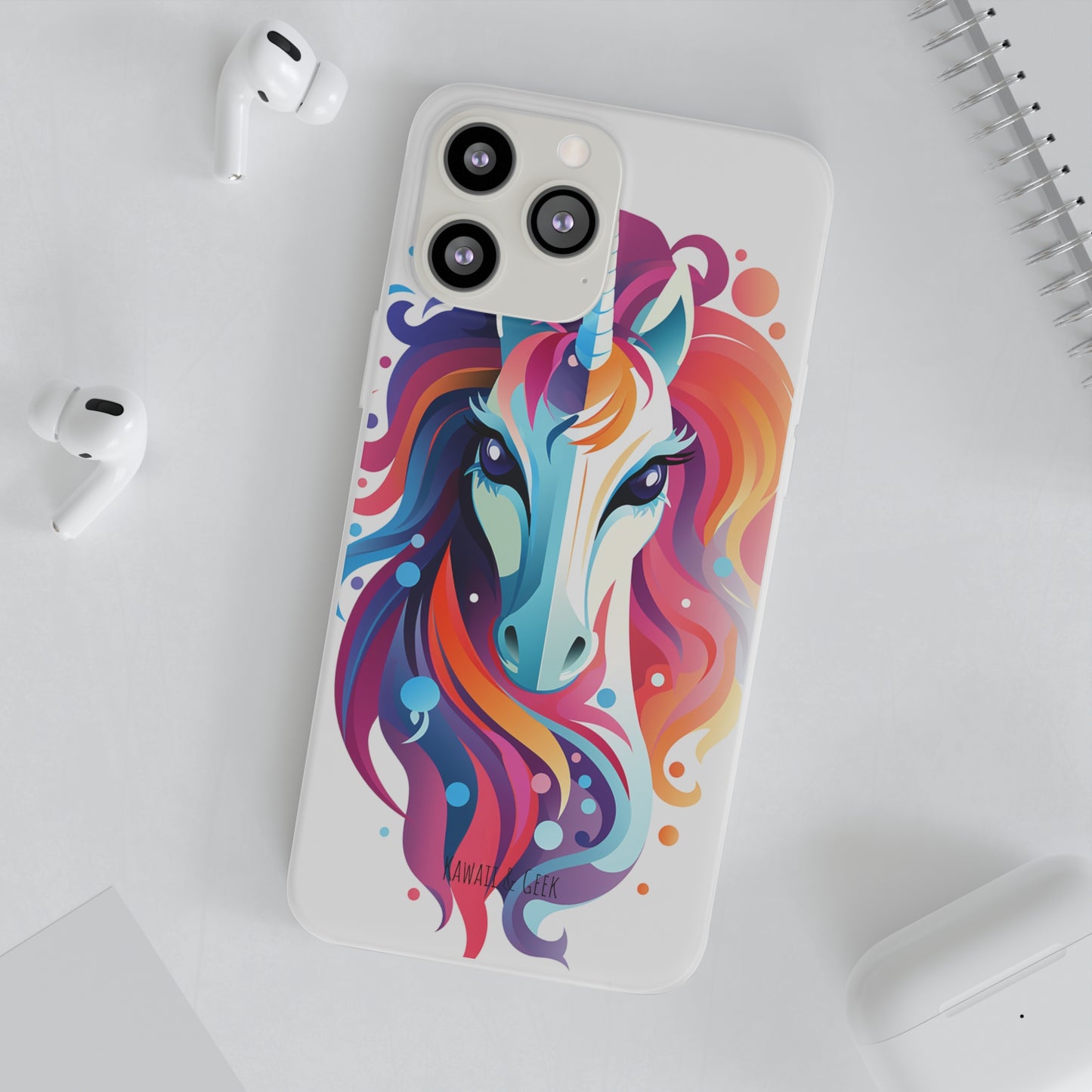 Ink Unicorn Flexi Transparent Phone Case