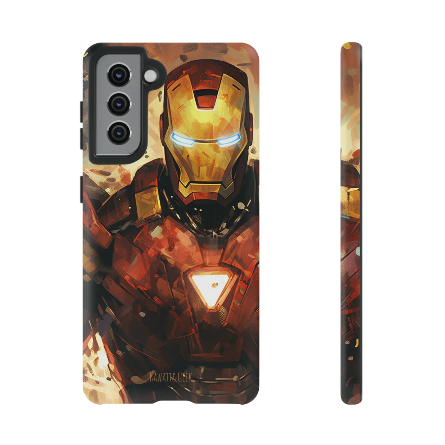 Iron Man Painting Tough Phone Case - Add Some Bold and Unique Style to Your Tech