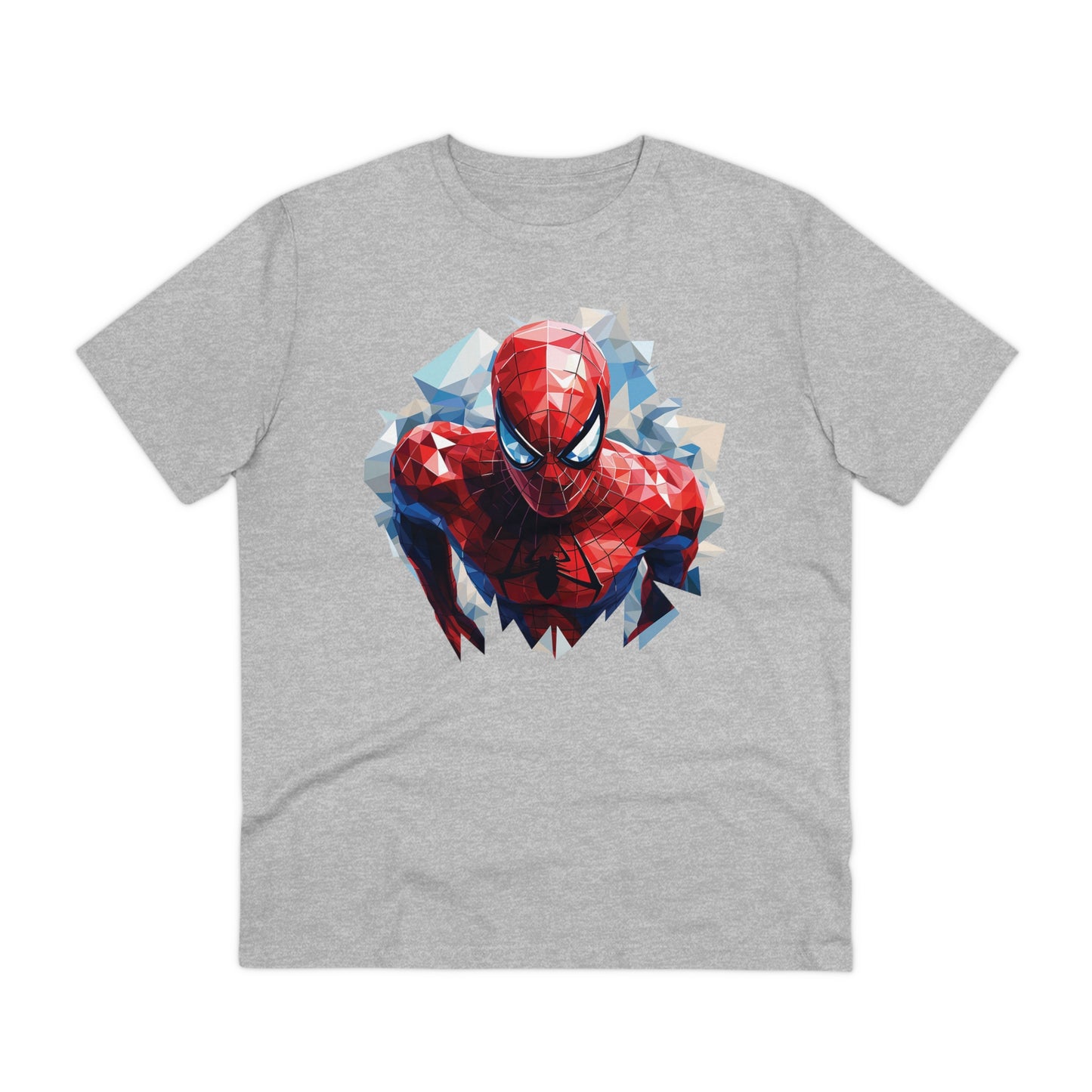 Spider-Man Polygonal Geometric T-Shirt - Swing into Stylish Adventure