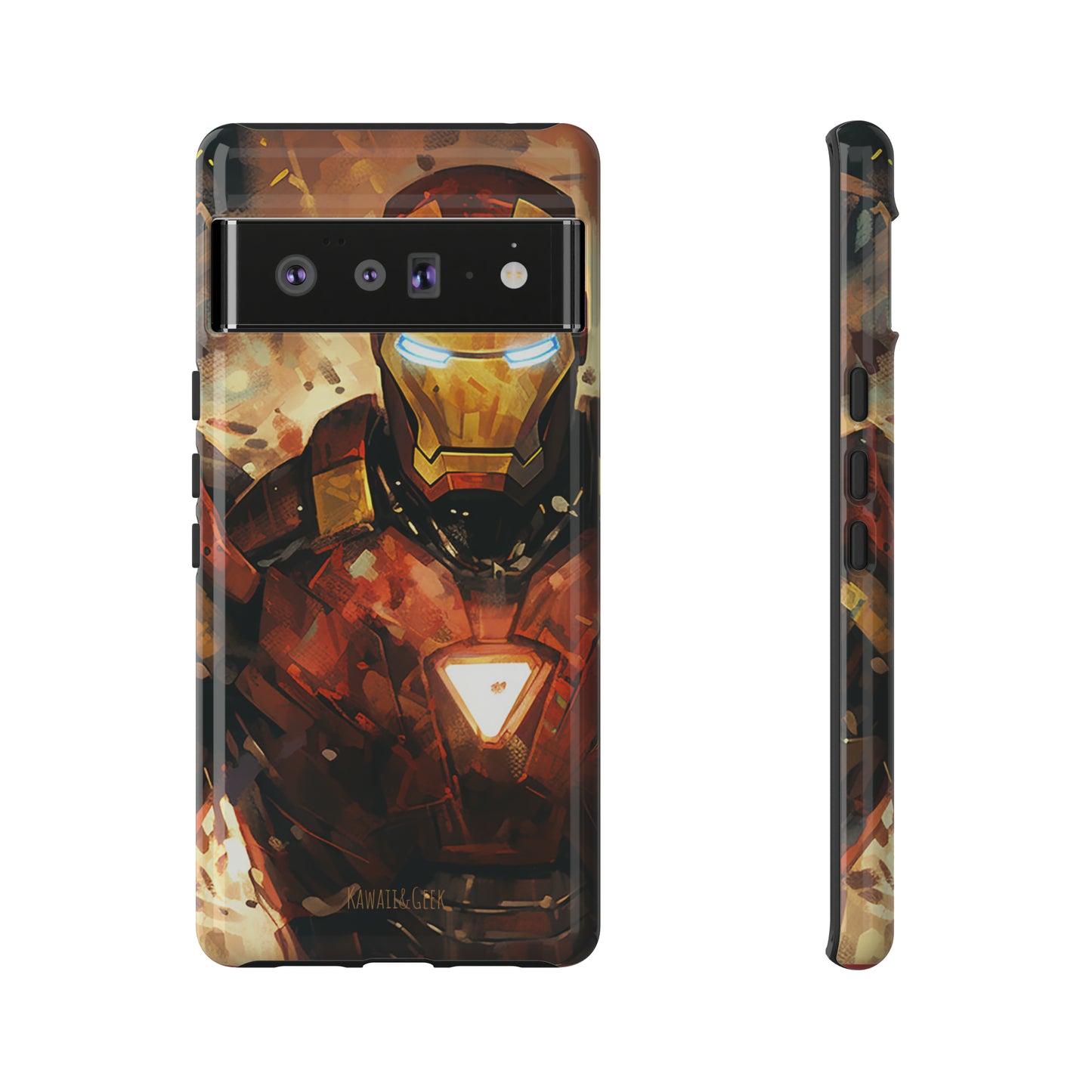 Iron Man Painting Tough Phone Case - Add Some Bold and Unique Style to Your Tech