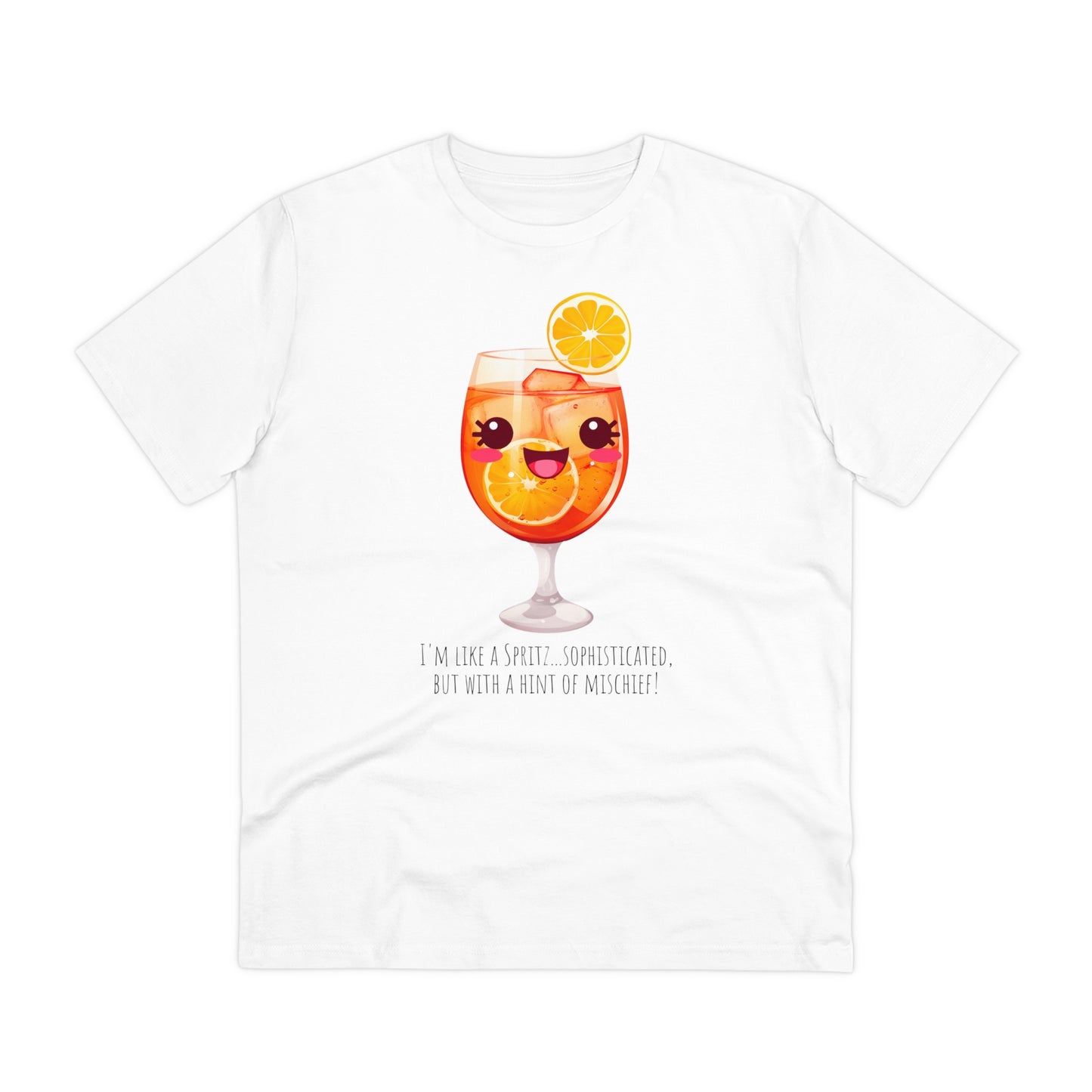 Cute and Mischievous Spritz Glass T-Shirt | Fun and Sophisticated Design