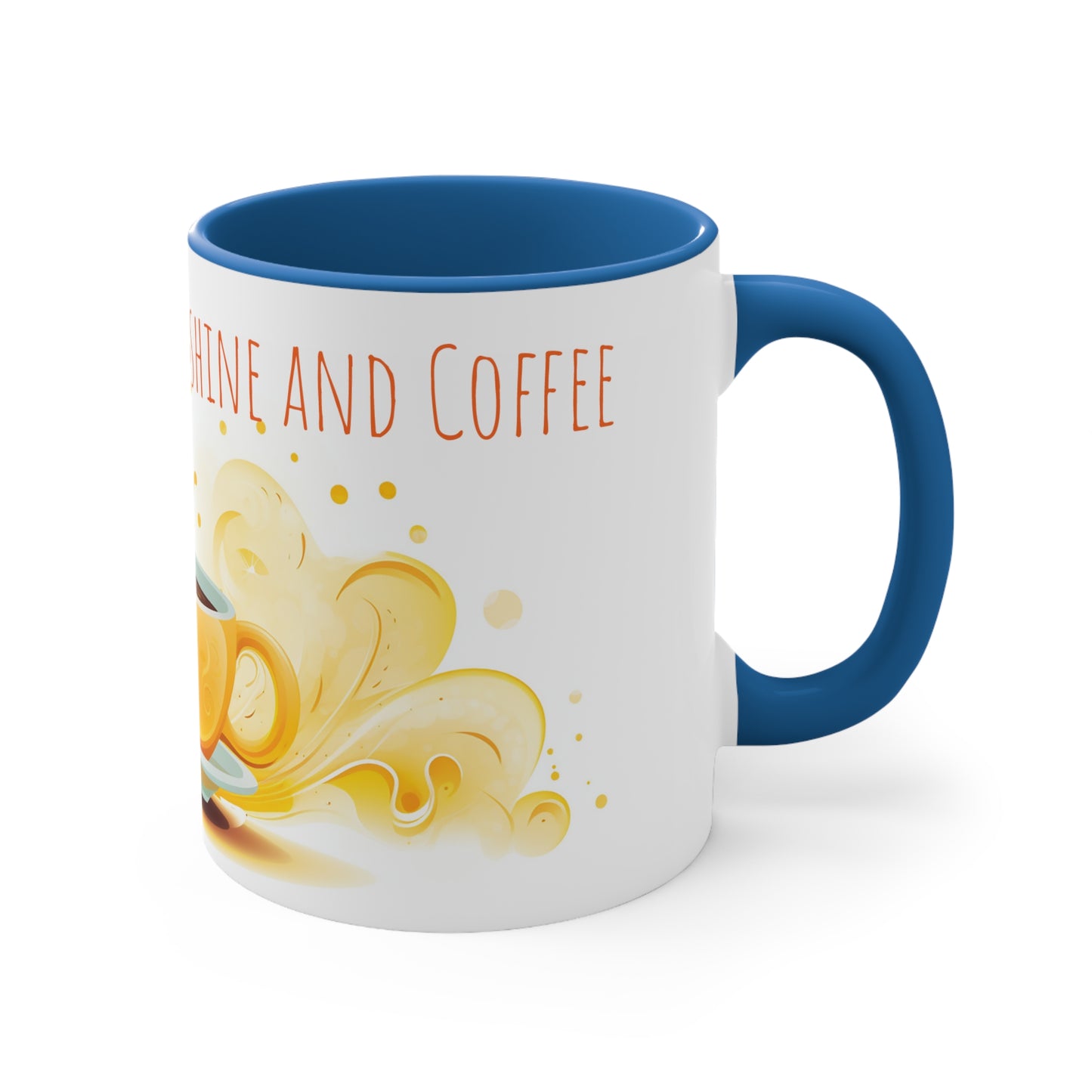 Good Morning Sunshine and Coffee Mug: Cheerful Sun Design