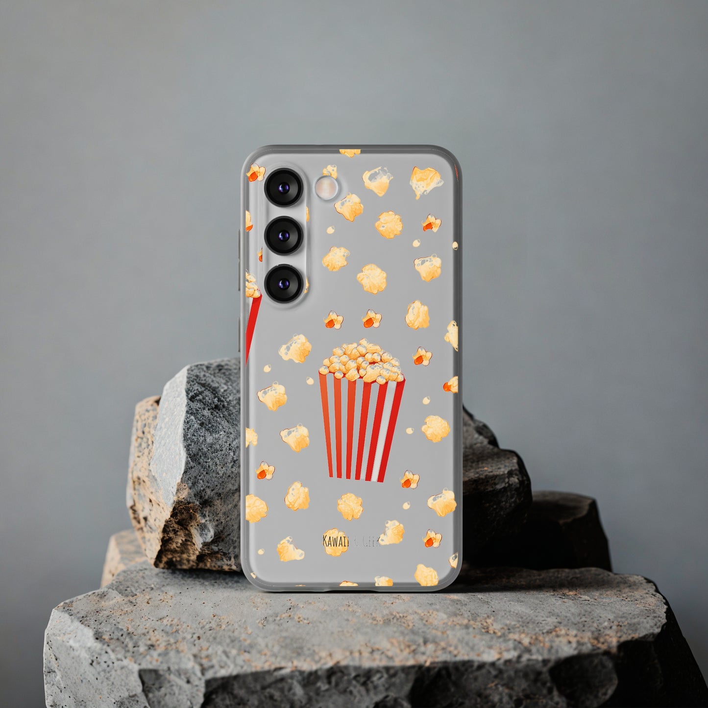 Popcorn Transparent Flexi Phone Case