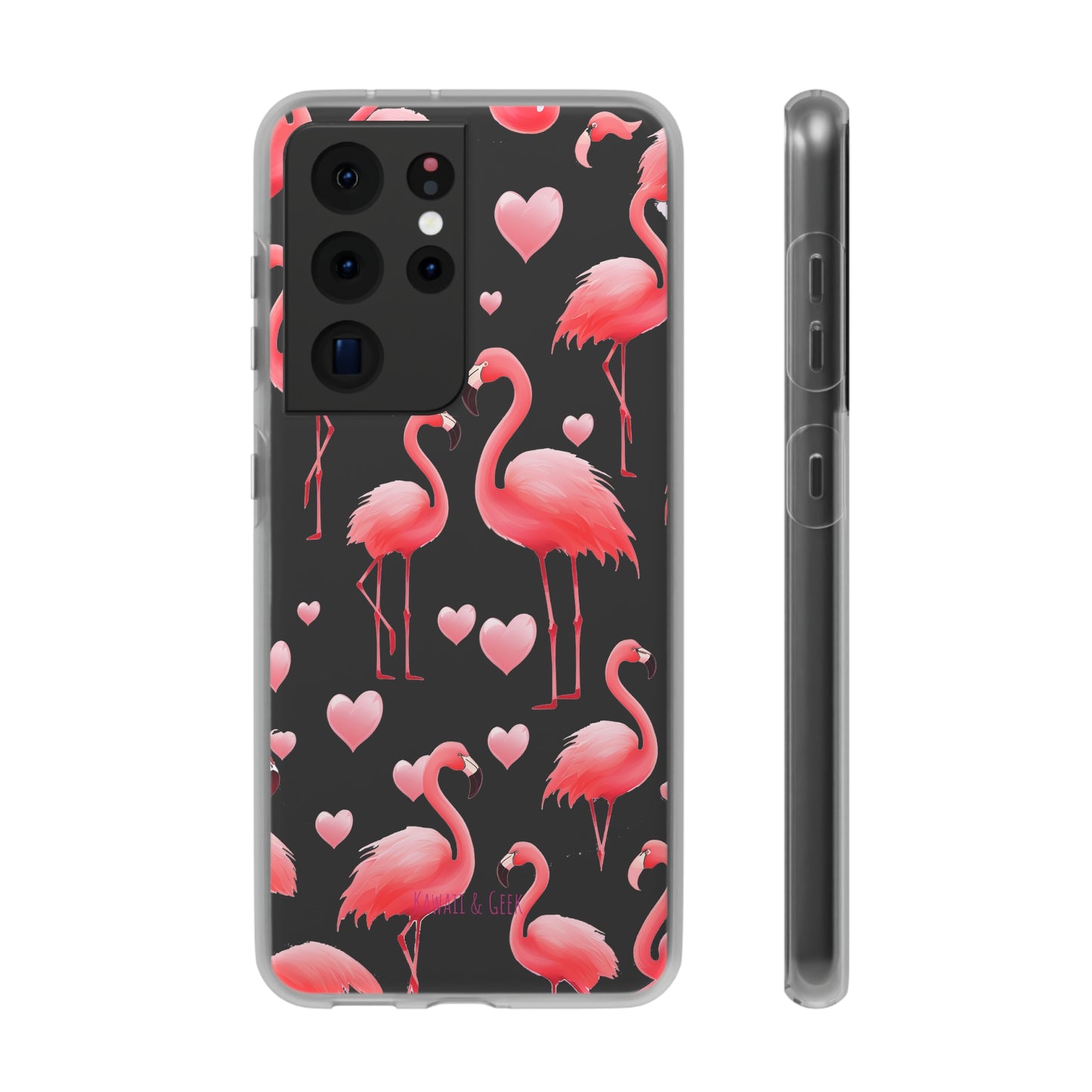 Pink Flamingo Elegance Flexi Phone case