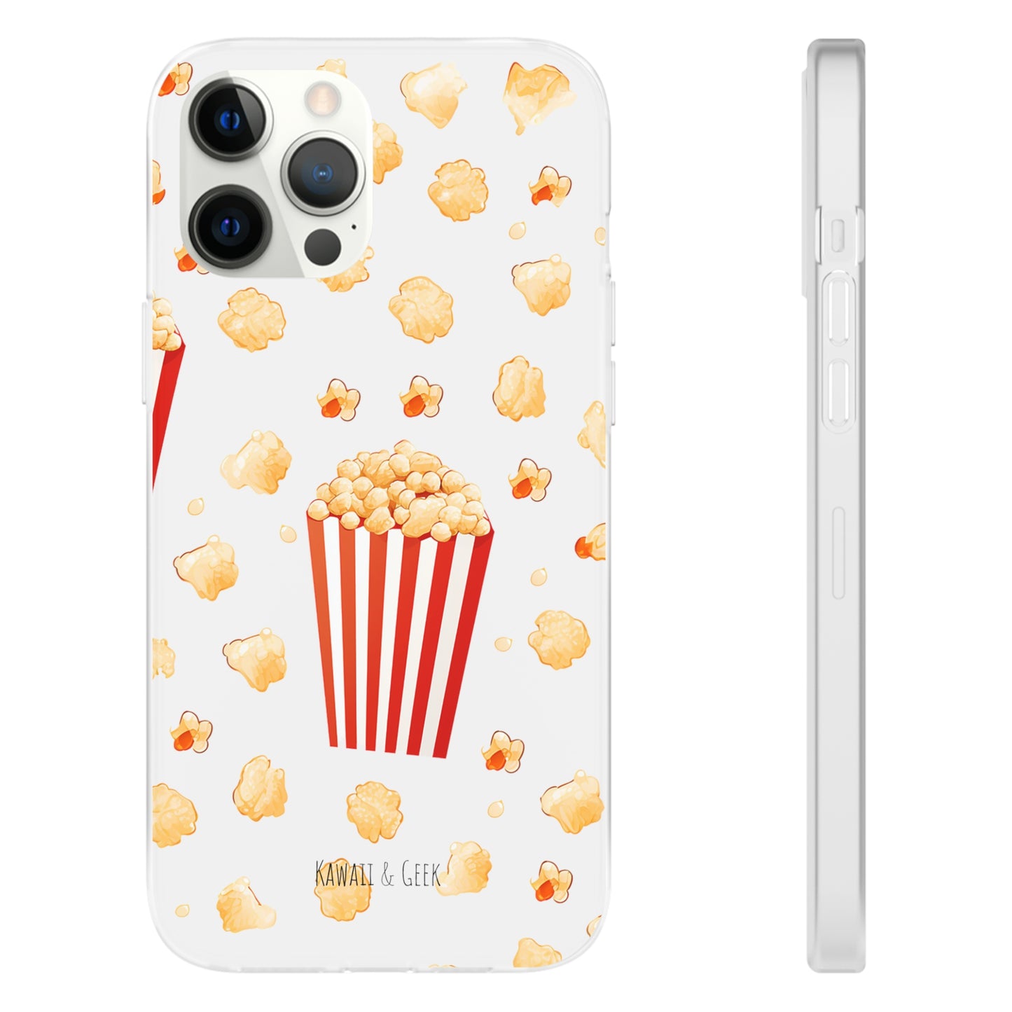 Popcorn Transparent Flexi Phone Case