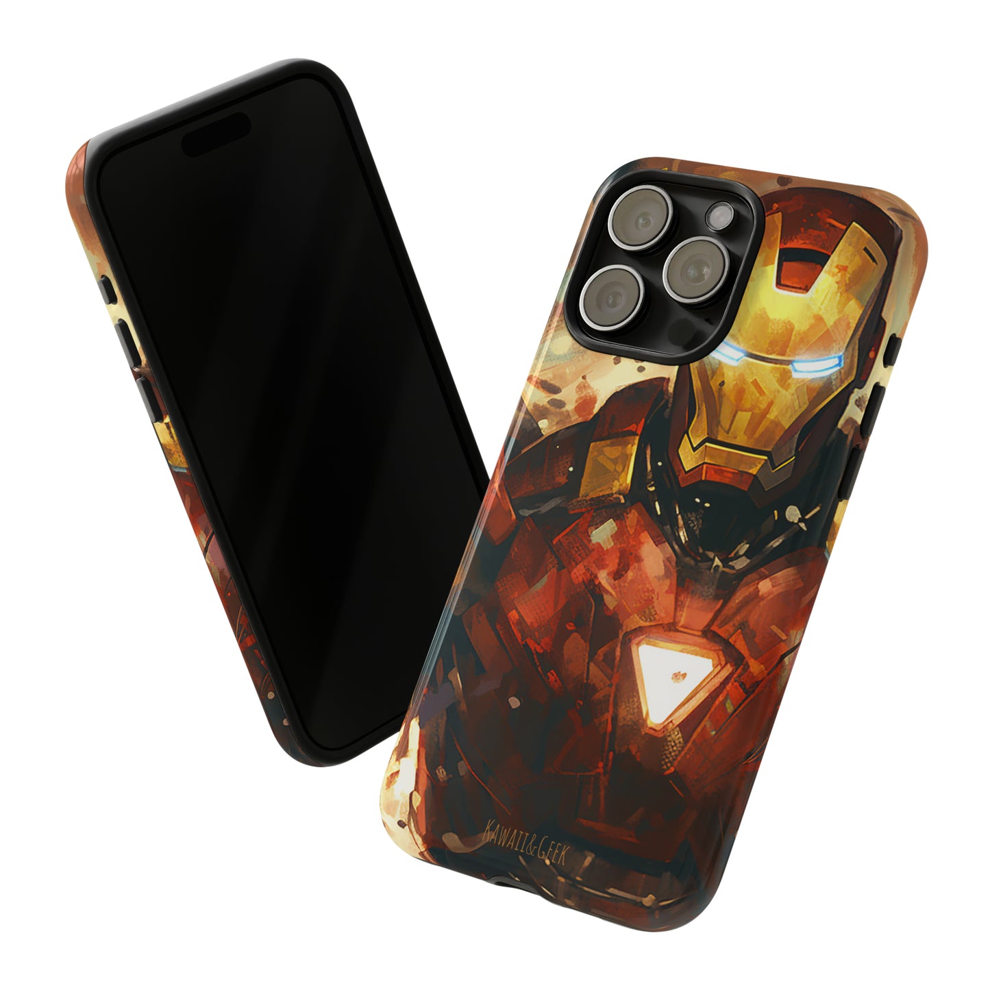 Iron Man Painting Tough Phone Case - Add Some Bold and Unique Style to Your Tech