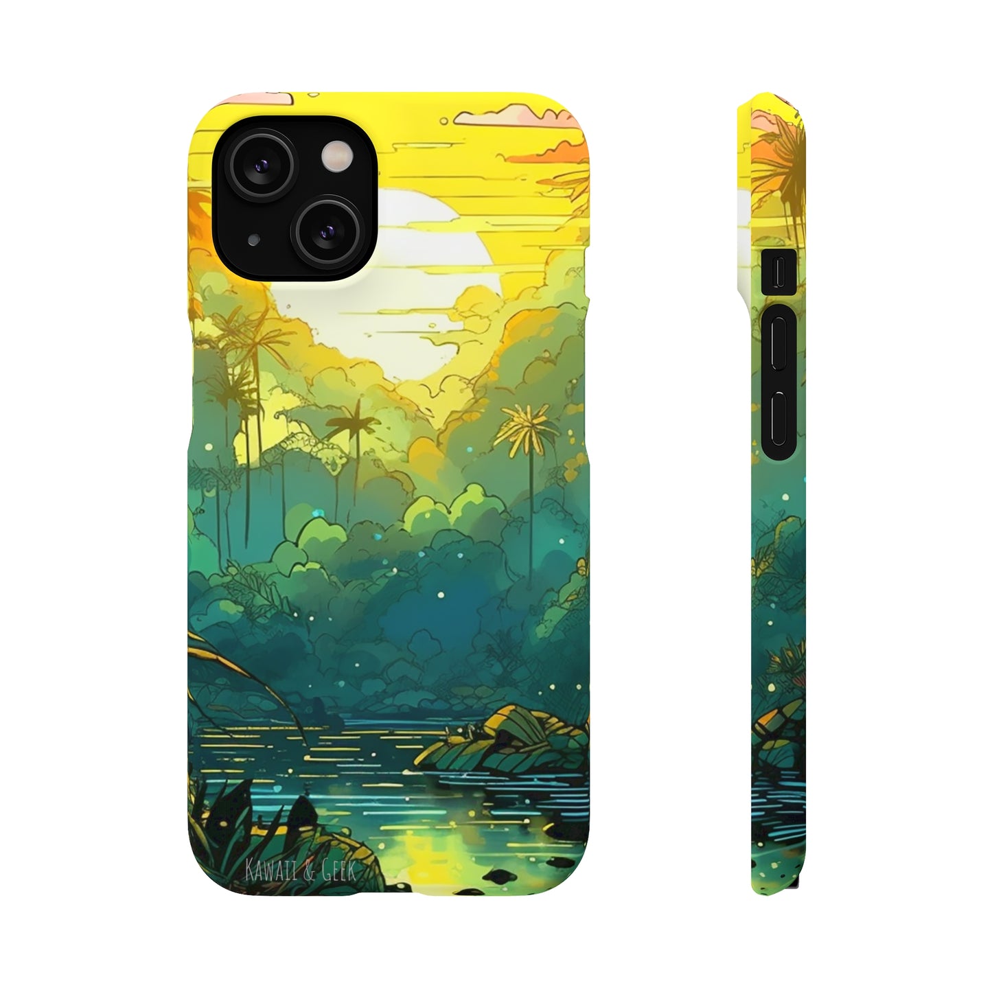 Rainforest at Sunset Phone Case - Capture the Serenity of Nature on Your Device