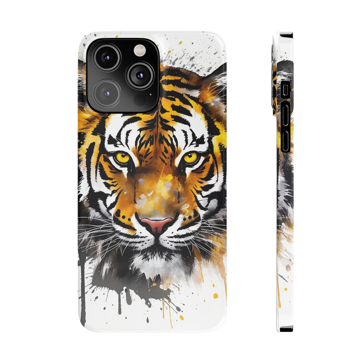 Tiger Flexi Phone Case - Add a Captivating and Artistic Touch to Your Device