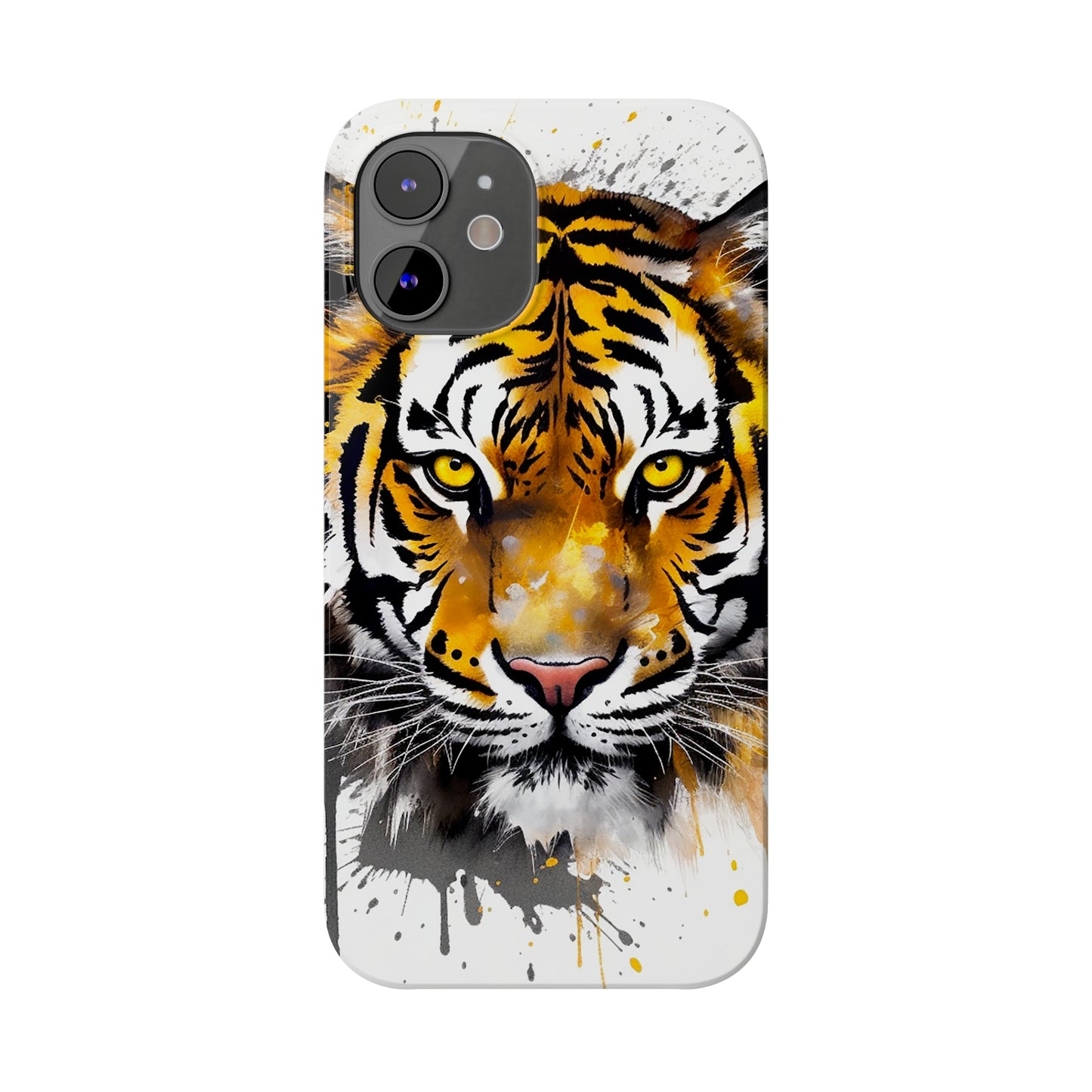 Tiger Flexi Phone Case - Add a Captivating and Artistic Touch to Your Device