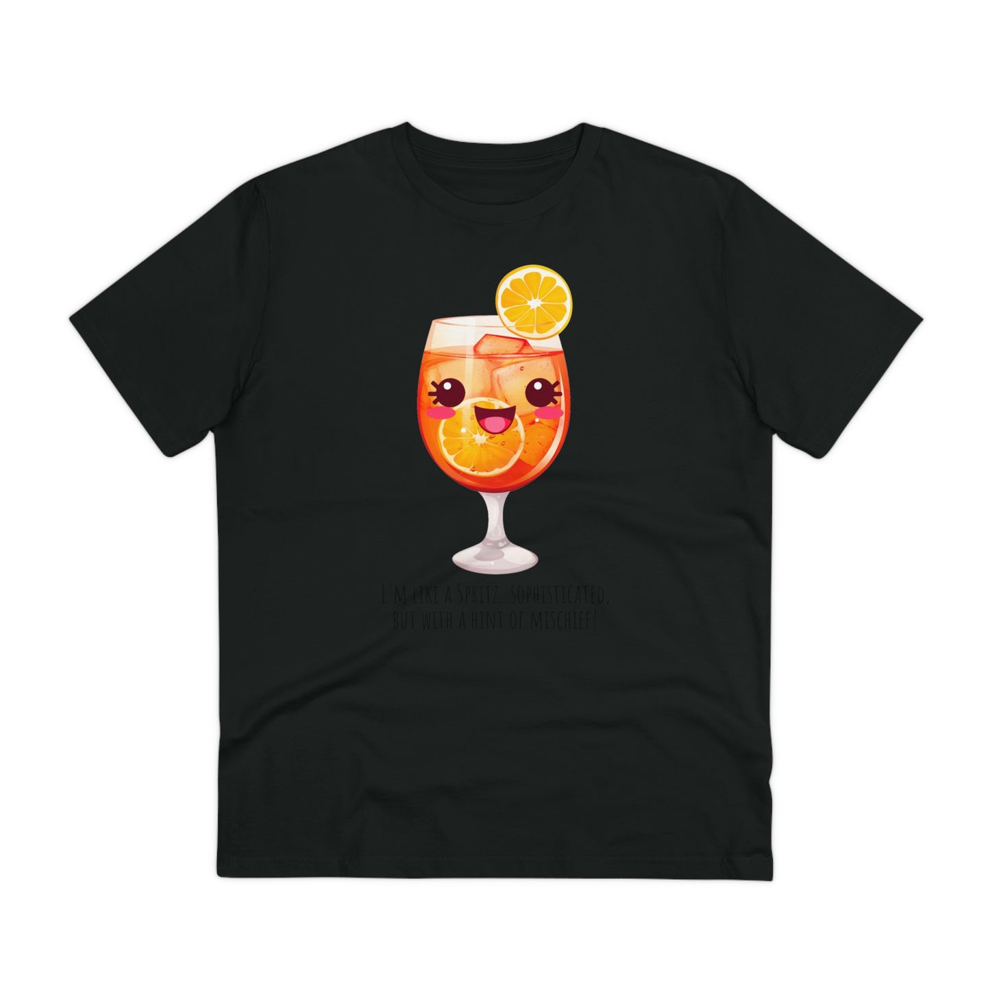 Cute and Mischievous Spritz Glass T-Shirt | Fun and Sophisticated Design