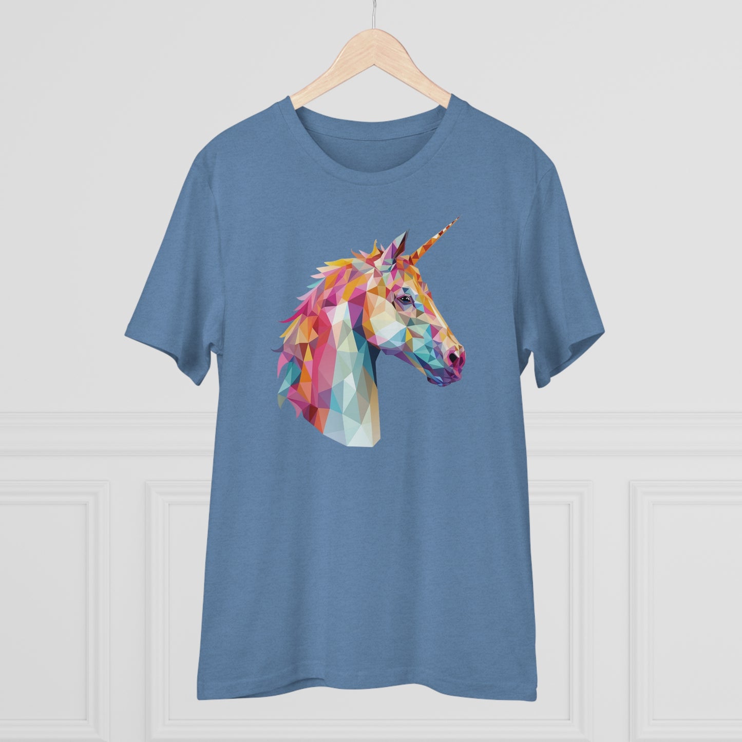 Unicorn Polygonal T-Shirt - Embrace Magical Elegance