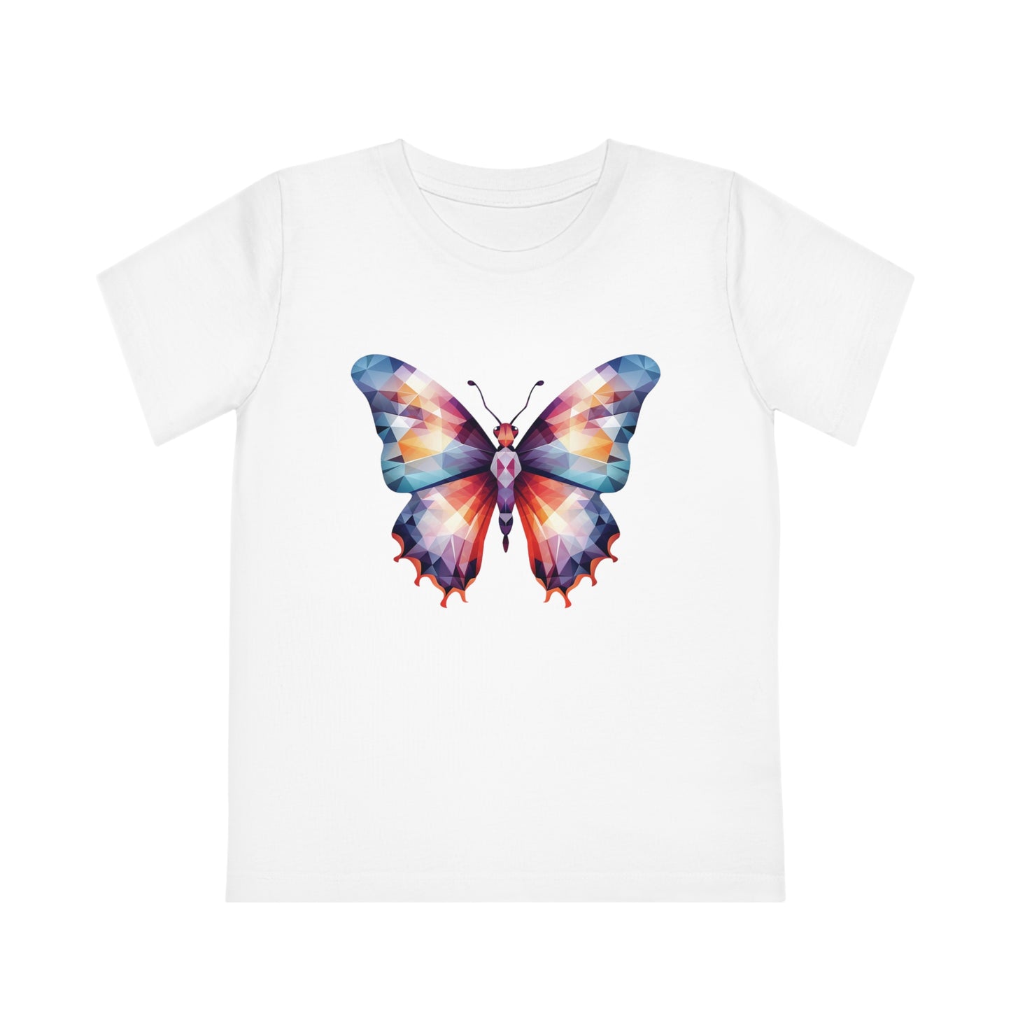 Butterfly Polygonal Kids T-Shirt - Embrace Nature's Beauty