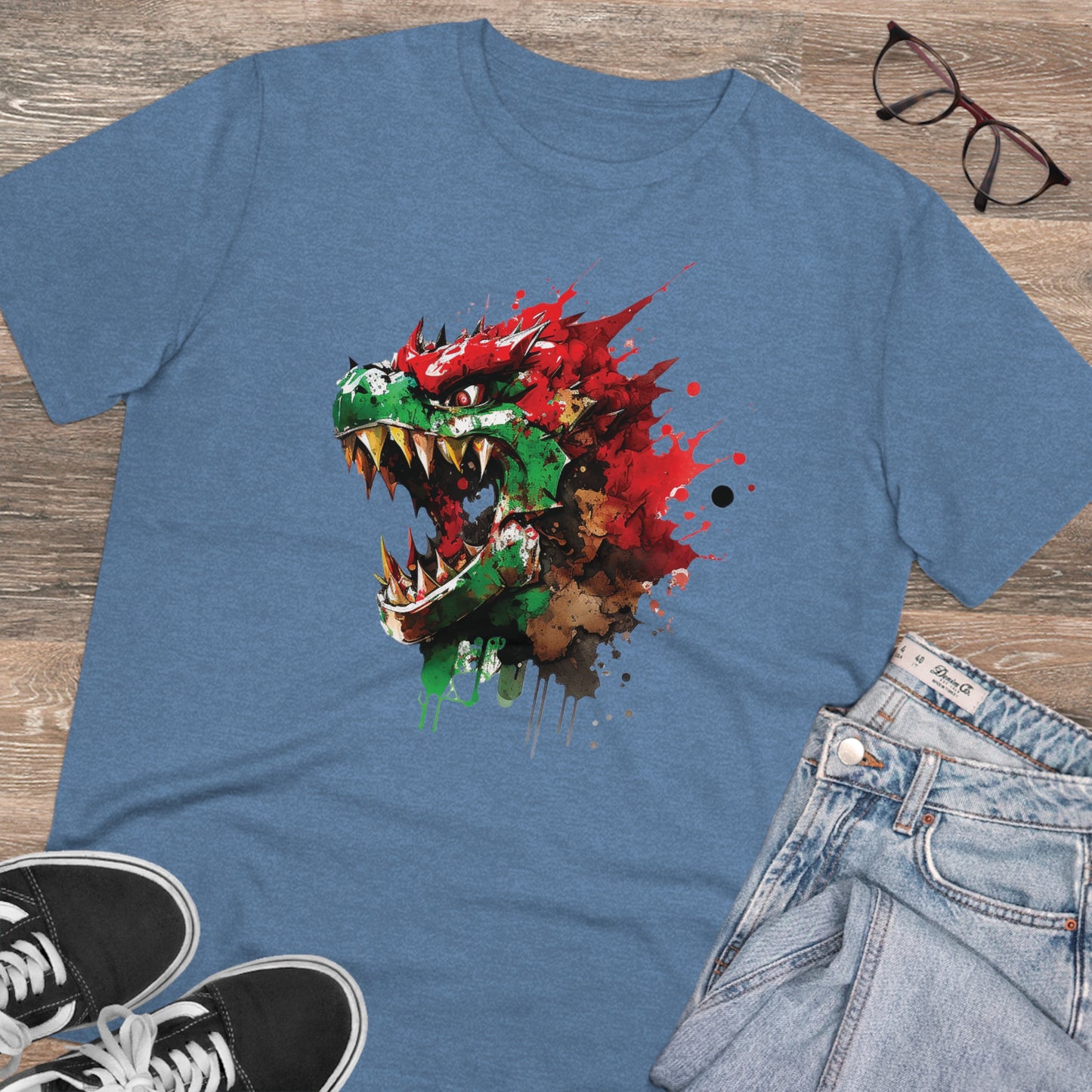B-owser Unisex T-Shirt - Add Some Artistic and Sustainable Style to Your Wardrobe -  Mario