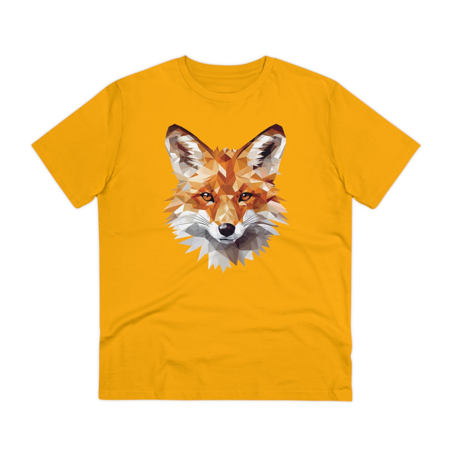 Fox Polygonal T-Shirt - Embrace Sly Charm