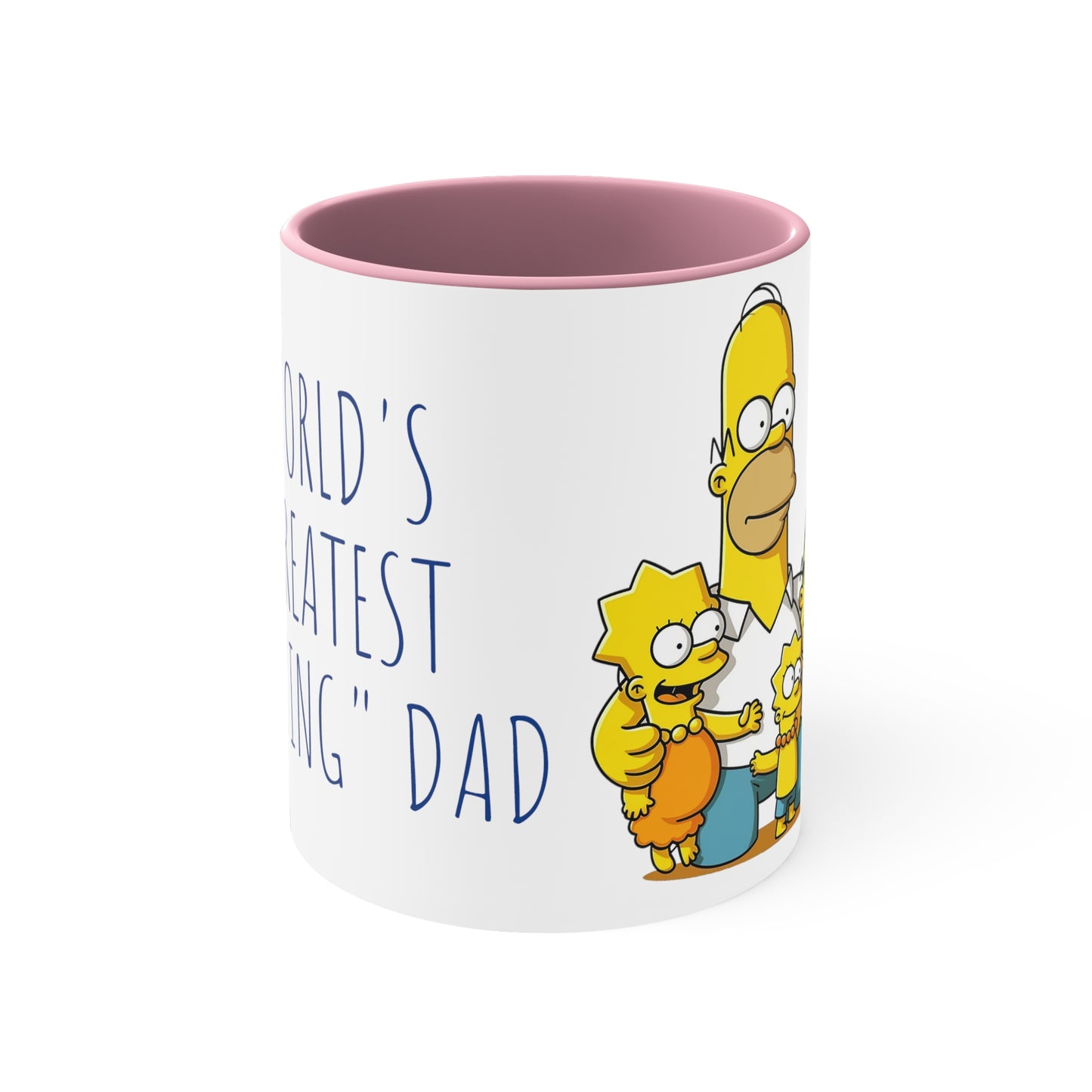 Homer Simpsons with Kids Mug : World's Greatest 'Trying' Dad - Father's Day Special