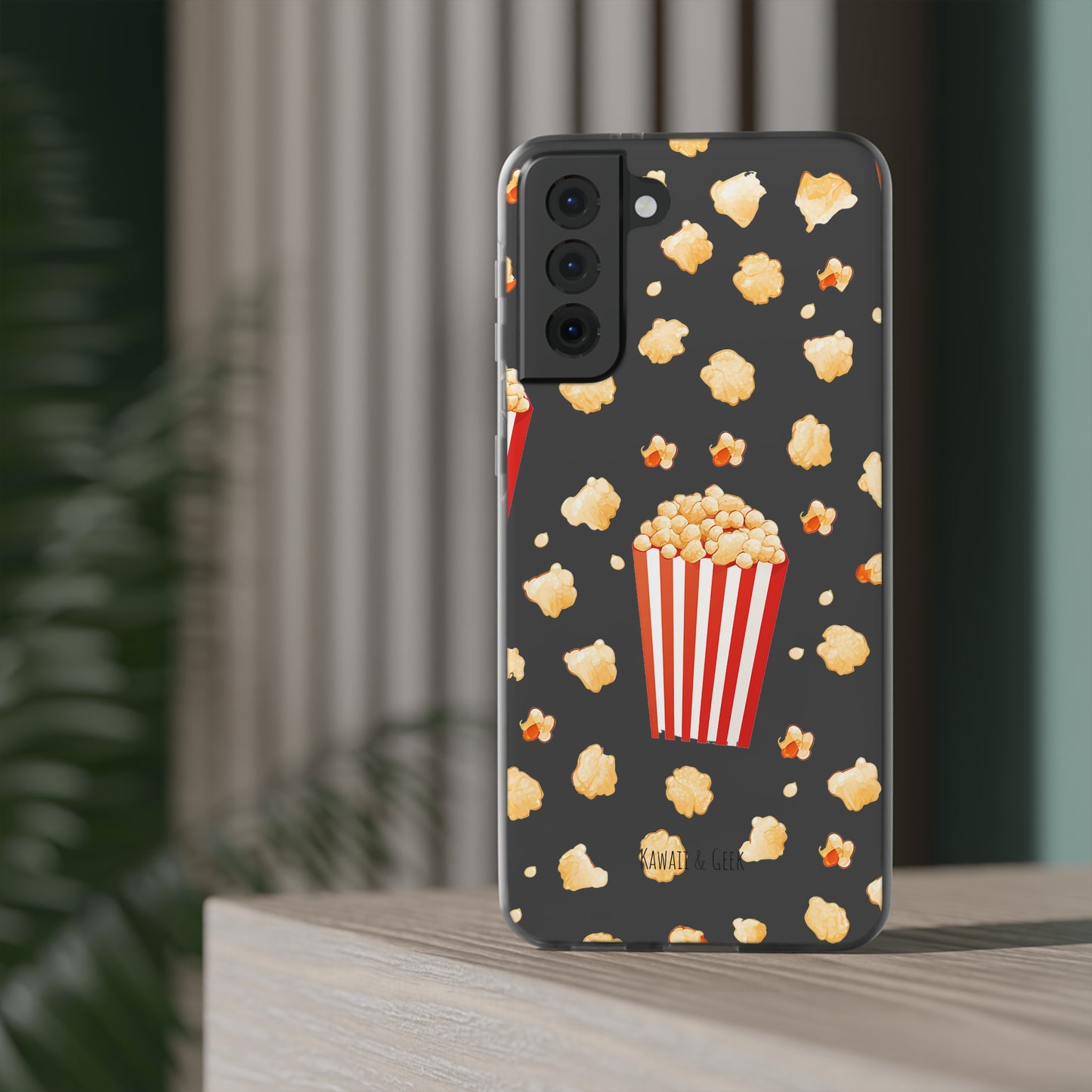 Popcorn Transparent Flexi Phone Case