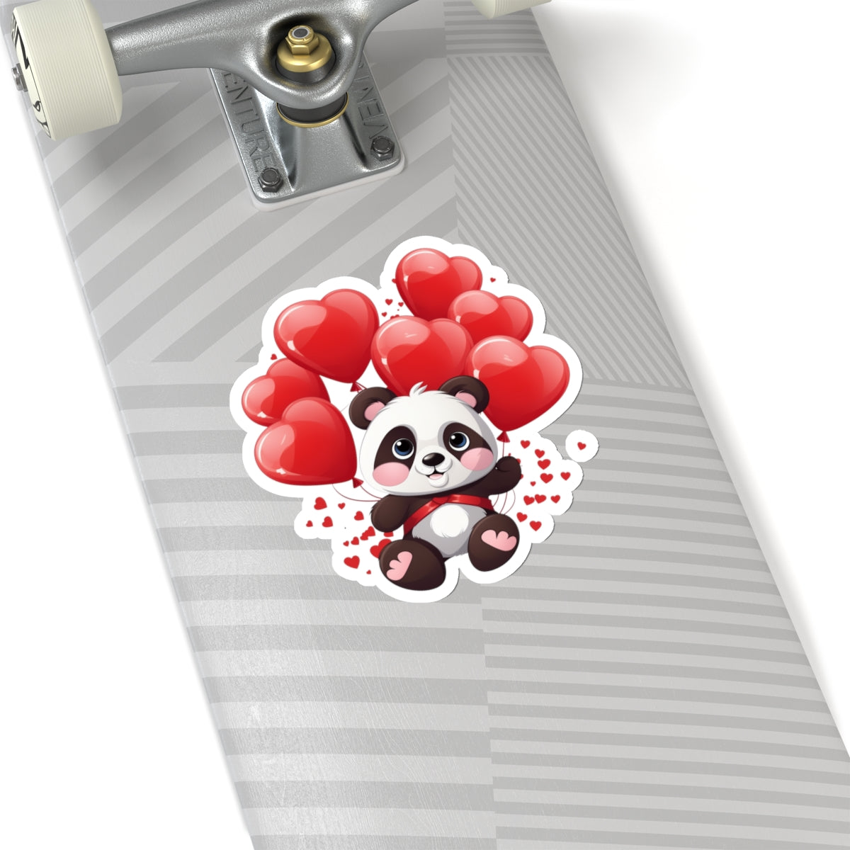 Cute Panda Heart Balloons Sticker - Spread Love and Cuteness with This Adorable Sticker - Valentine's Day