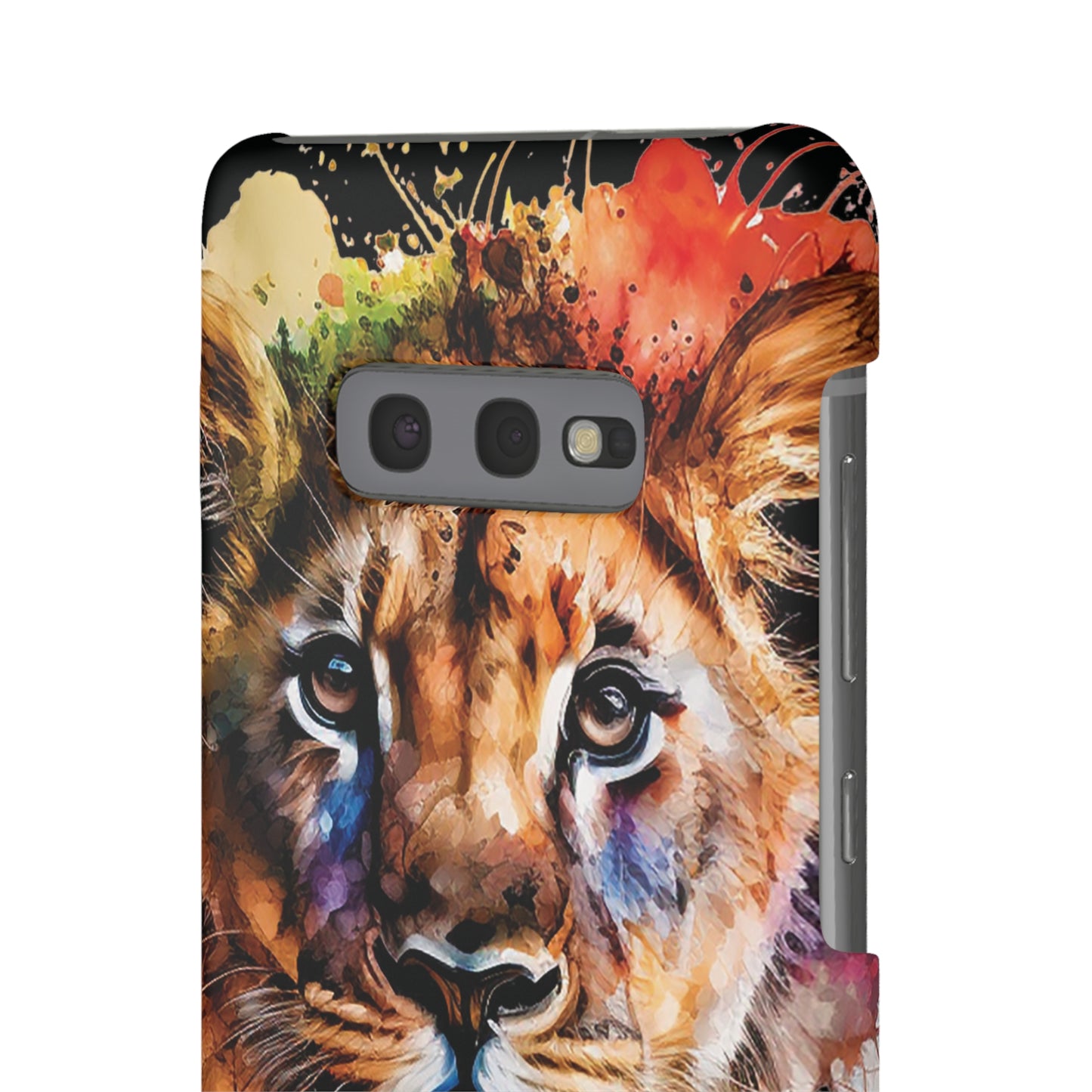 Watercolor Lion Cub Premium Phone Case