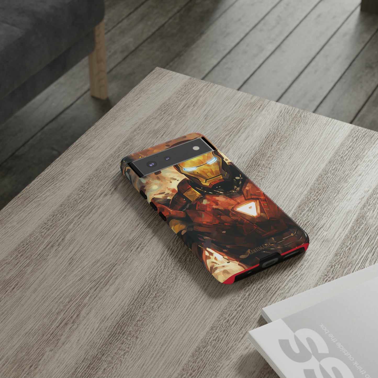 Iron Man Painting Tough Phone Case - Add Some Bold and Unique Style to Your Tech