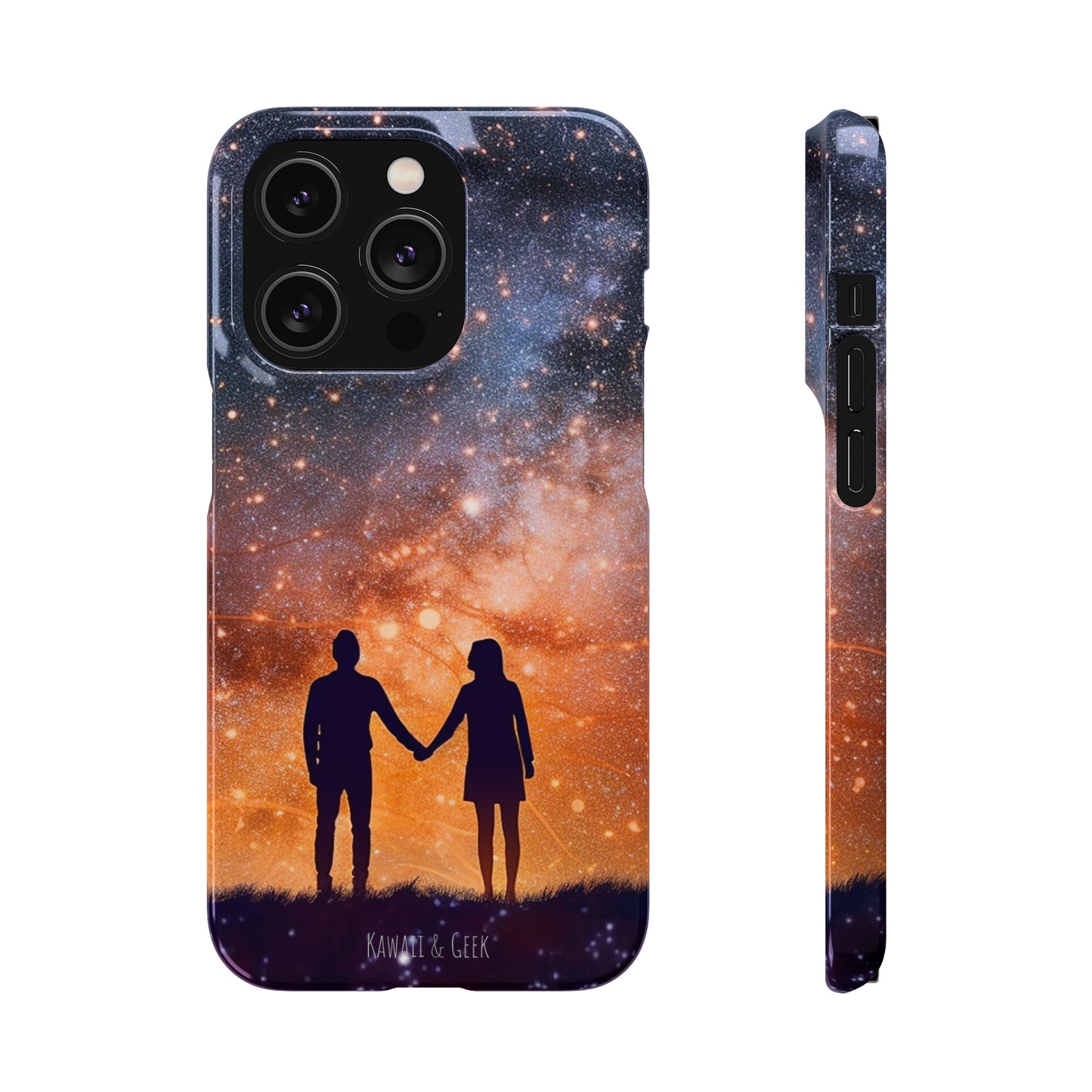 Starry Night Lovers Phone Case - Embrace the Beauty of the Night Sky