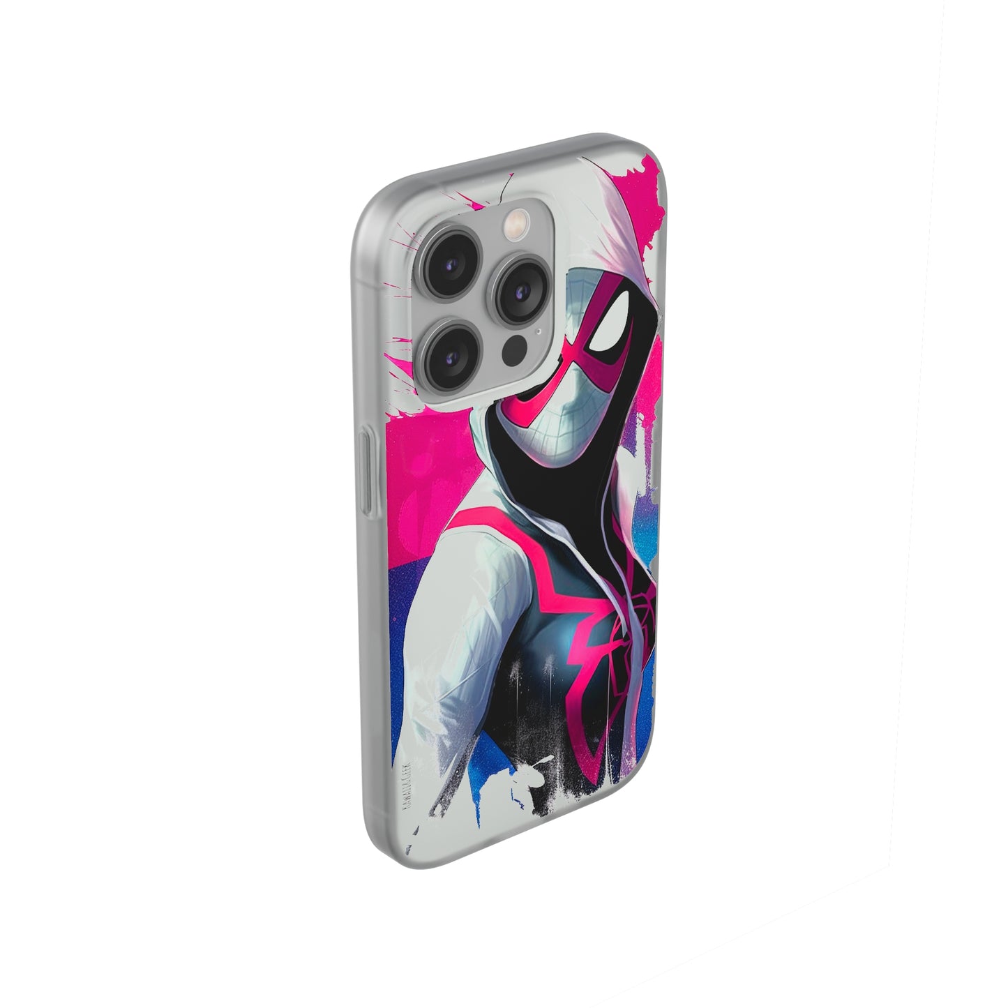 Spider Gwen in Flexi Phone Case - Add Some Colorful and Heroic Style to Your Phone